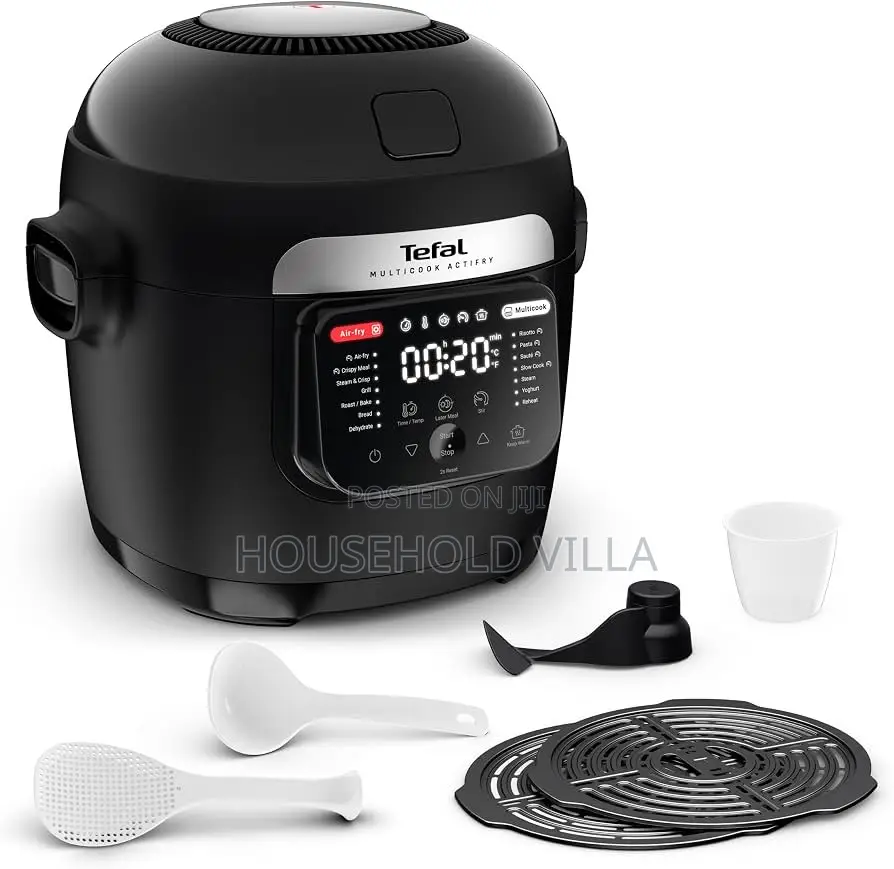 Tefal Rapid Multi Cooker Air Fryer,Auto Stirring Tech,14 Programmes