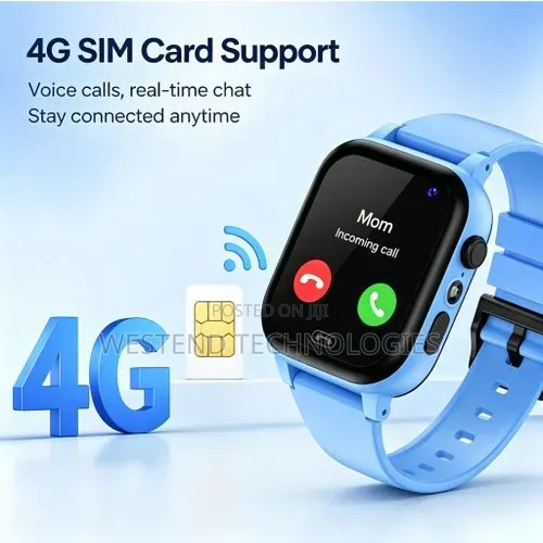 Kids GPS Tracker Smart Watch Sim Enabled Kids Smart Watch With GPS