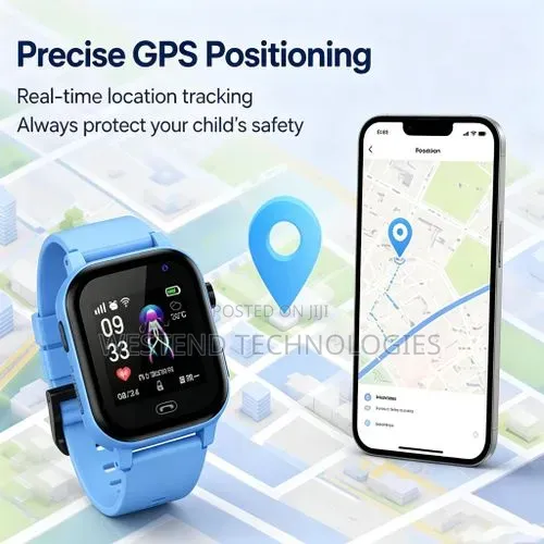 Kids GPS Tracker Smart Watch Sim Enabled Kids Smart Watch With GPS