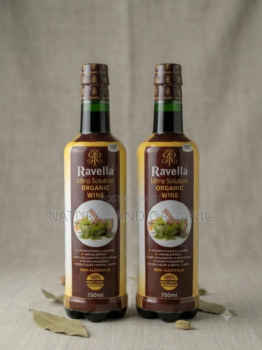 Ravella Ultra Solution Organic Wine Builds Immune System by 2 Bottles