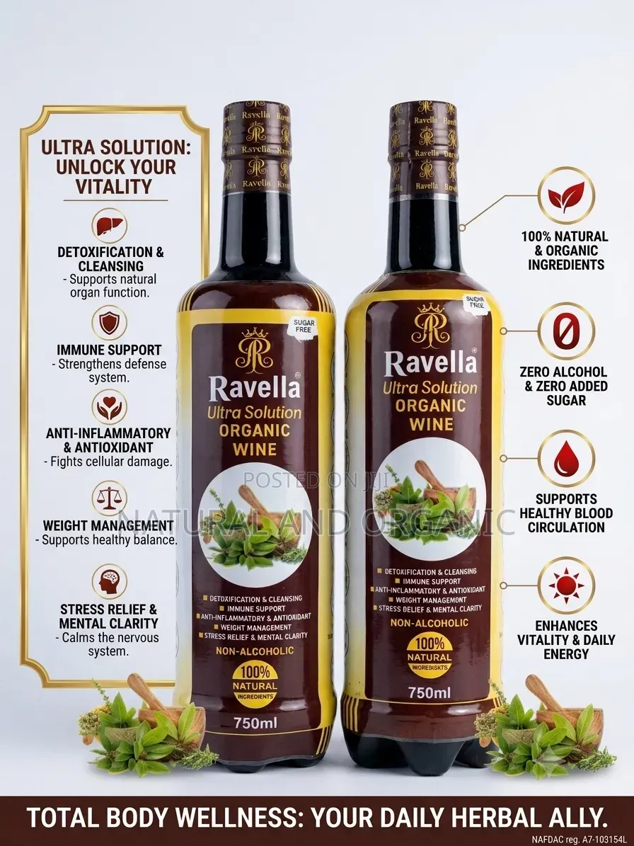 Ravella Ultra Solution Organic Wine Rich in Antioxidants
