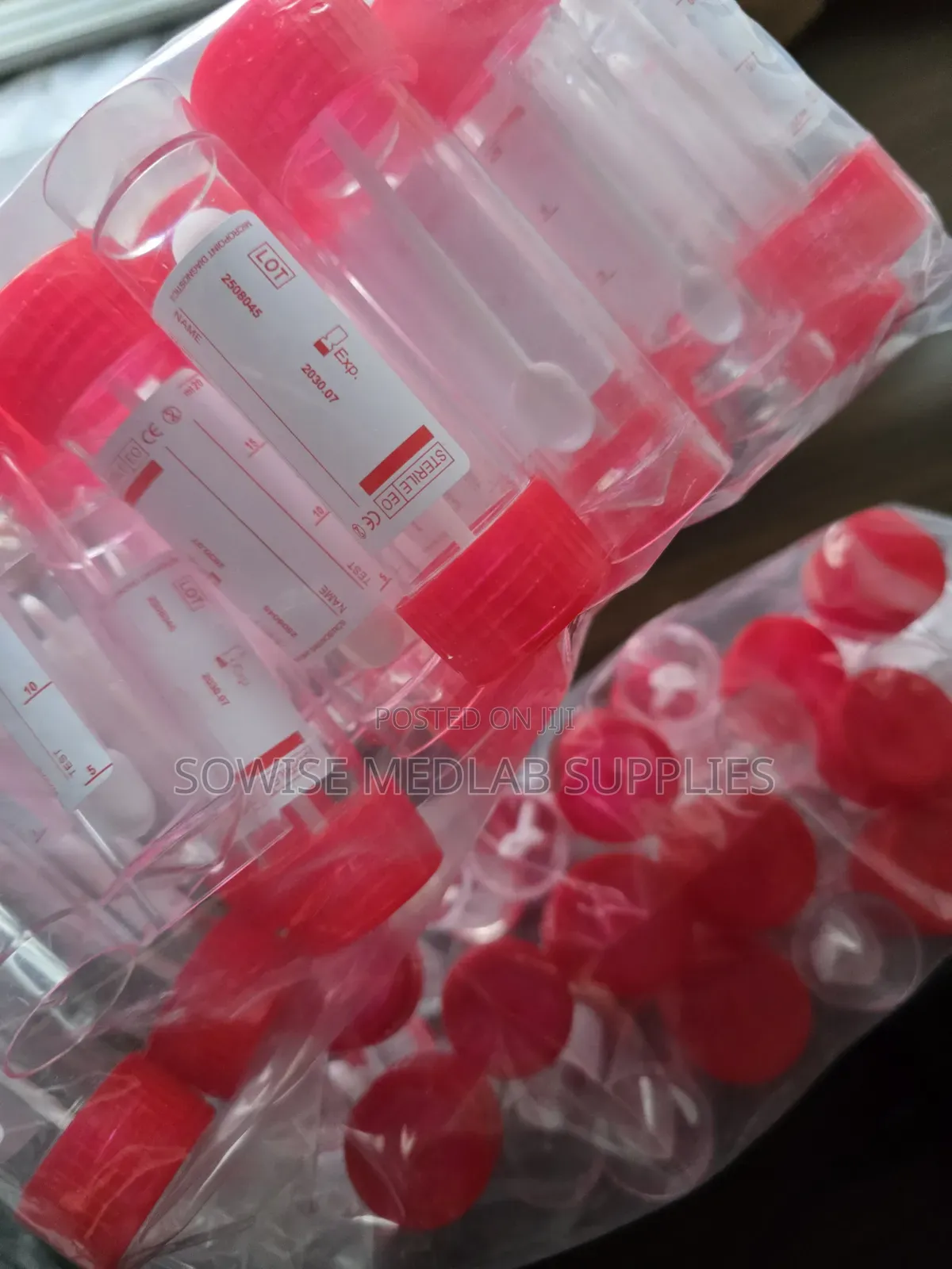 Stool Sample Container With Spoon
 – Specimen Collection Bottle