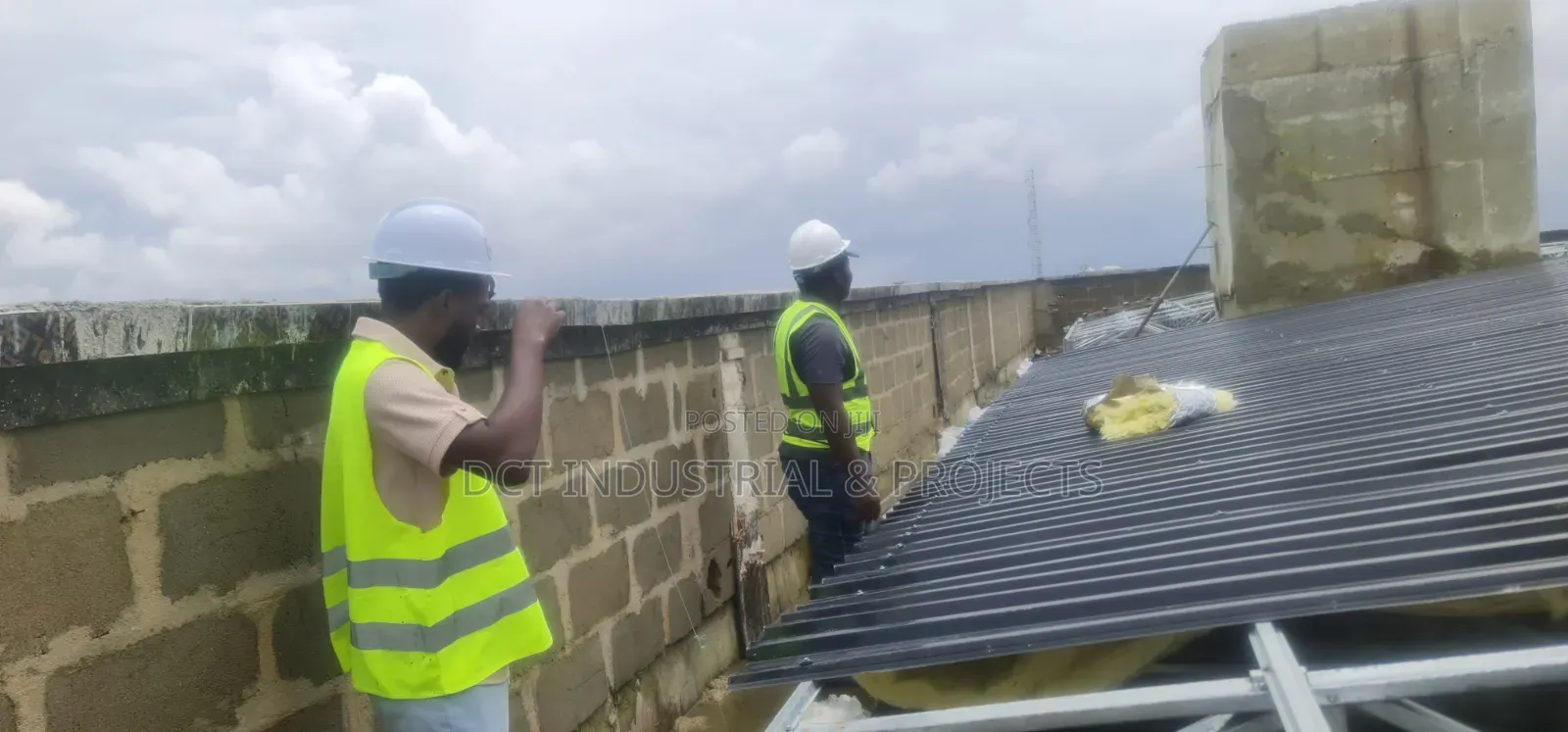 Aluminium Roofing and Steel Trusses Construction