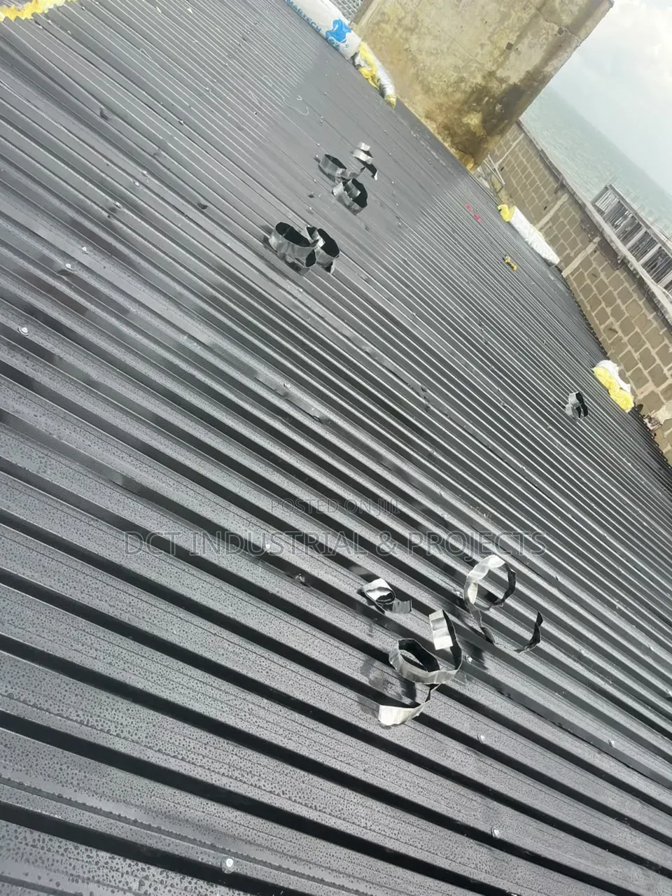 Aluminium Roofing and Steel Trusses Construction