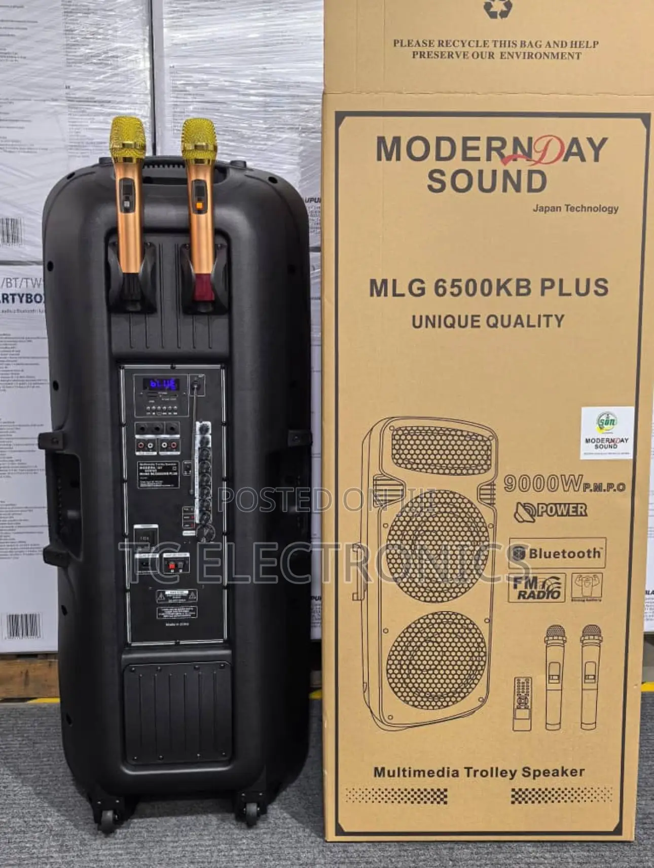 Modern Day Sound MLG 6500KB Plus Multimedia Trolley Speaker