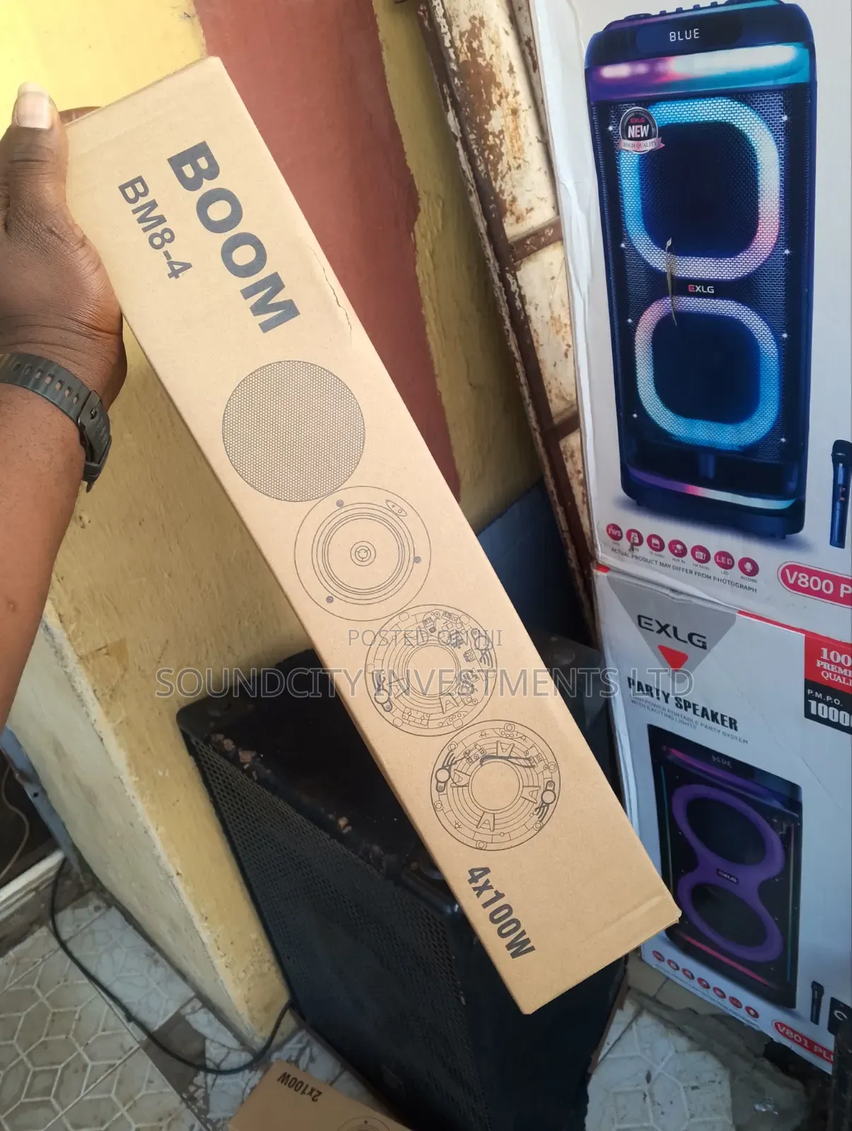 100w Boom 4 in 1 Bluetooth Ceiling Speaker.