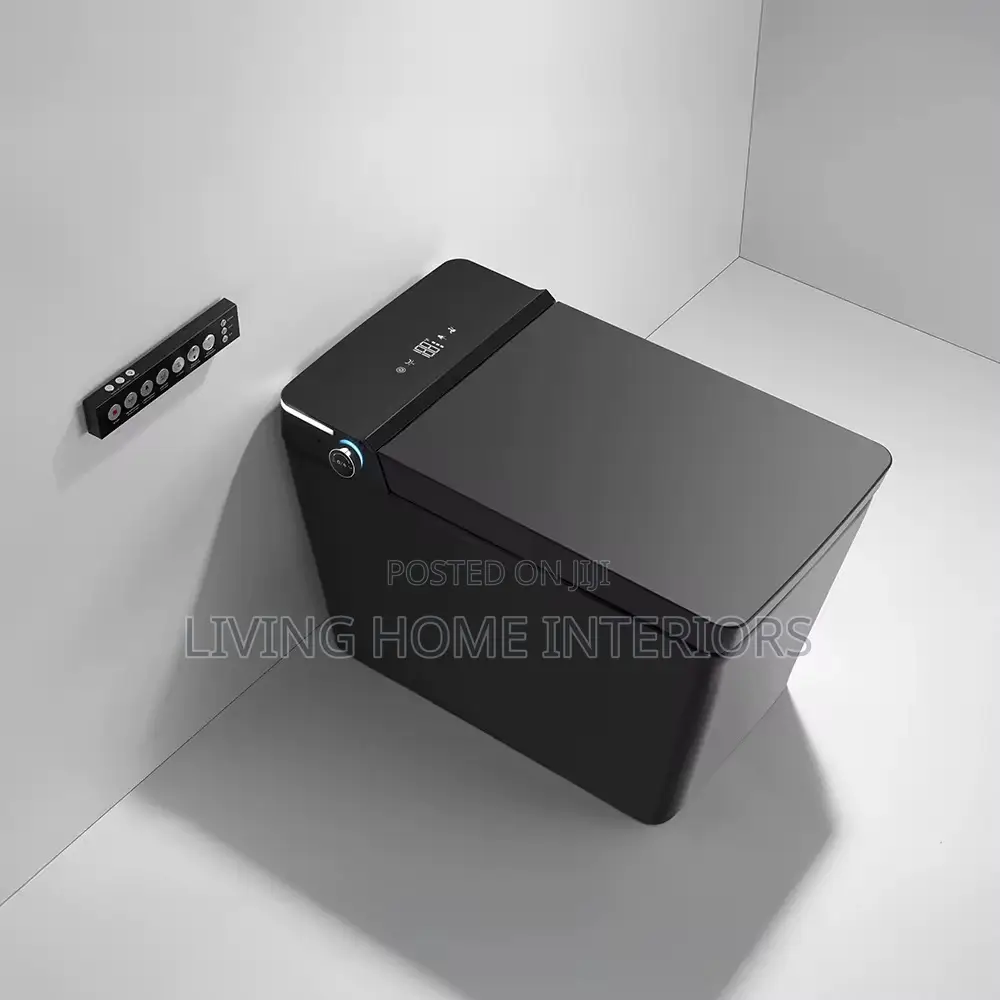 A Smart Toilet With an Automatic Lid Opening Feature.