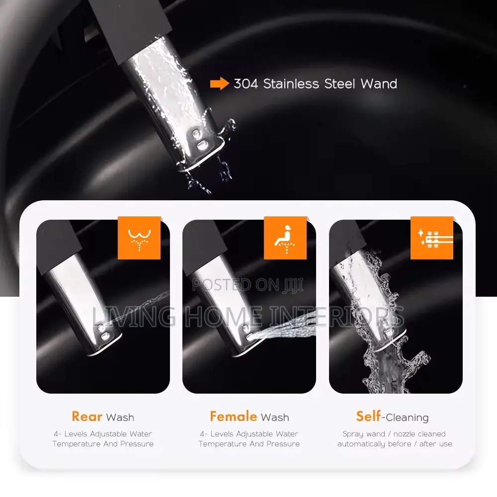 A Smart Toilet With an Automatic Lid Opening Feature.
