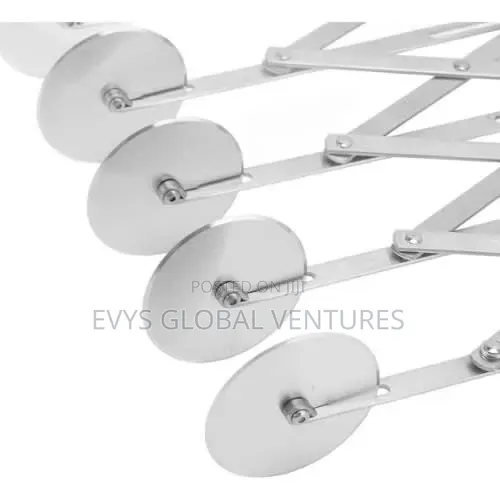 Double Sided Stainless Steel Extendable Pizza Slicer Chinchin Cutter