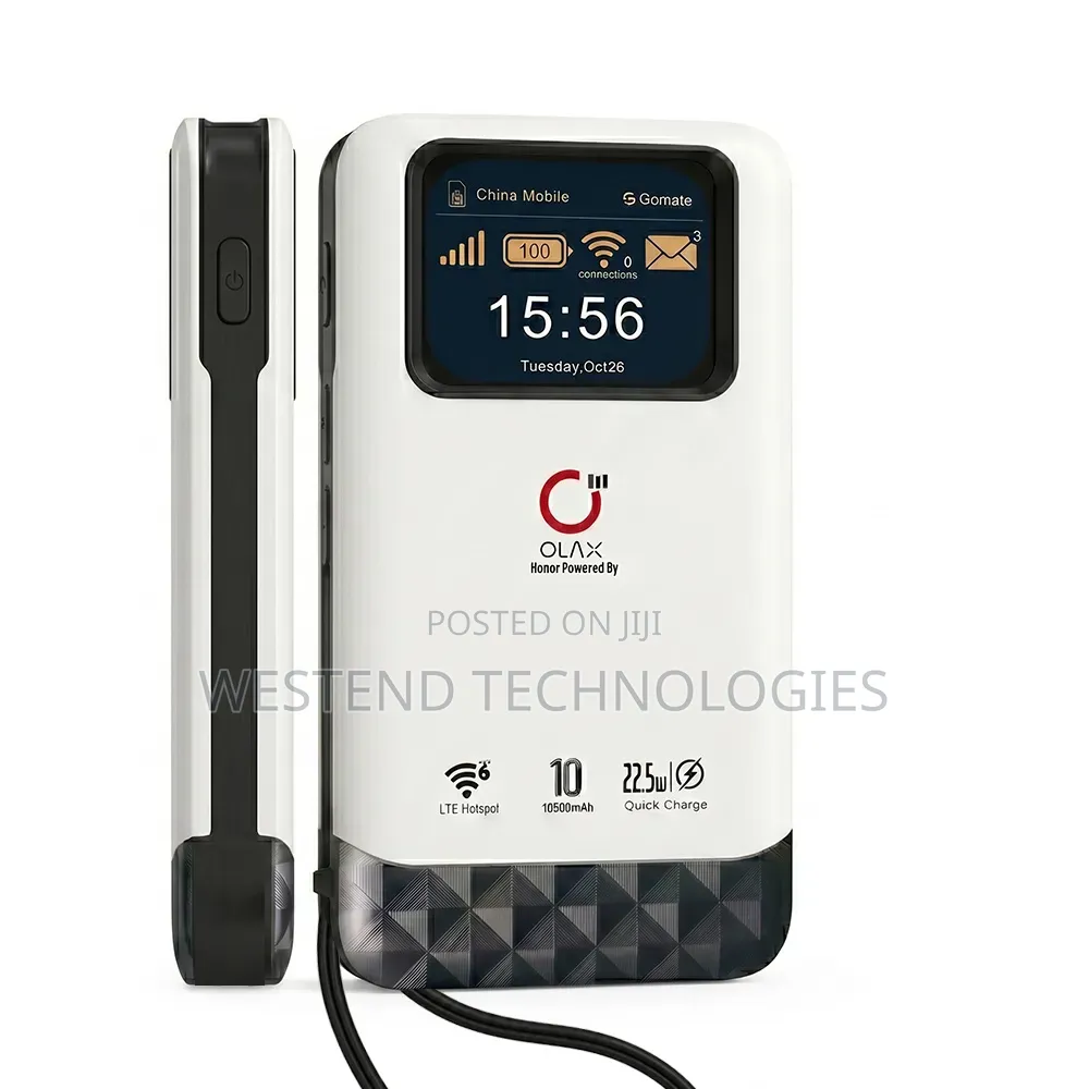 OLAX M200E 2in1 4GLTE Mifi Router and Power Bank 10500mAh Battery,