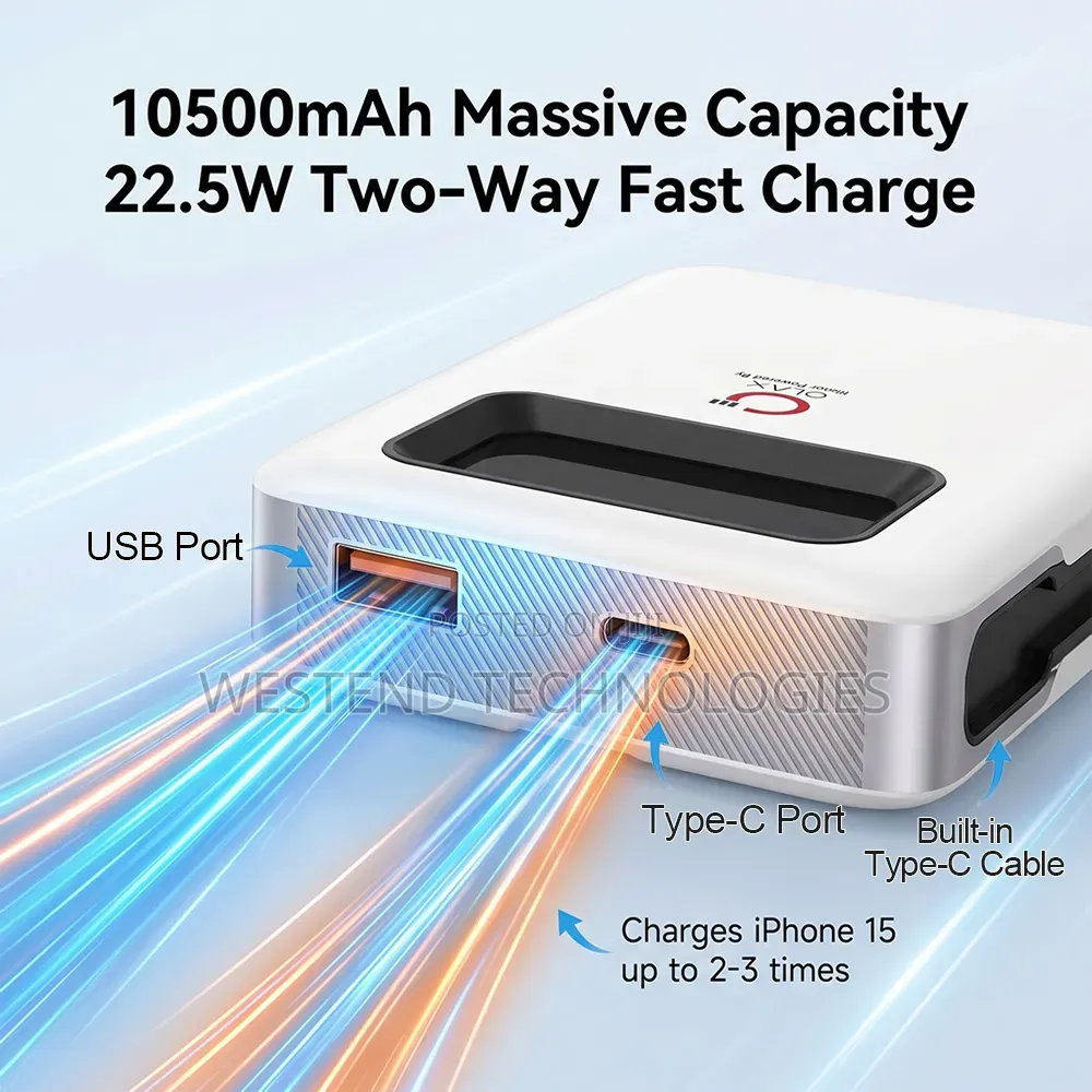 OLAX M200E 2in1 4GLTE Mifi Router and Power Bank 10500mAh Battery,
