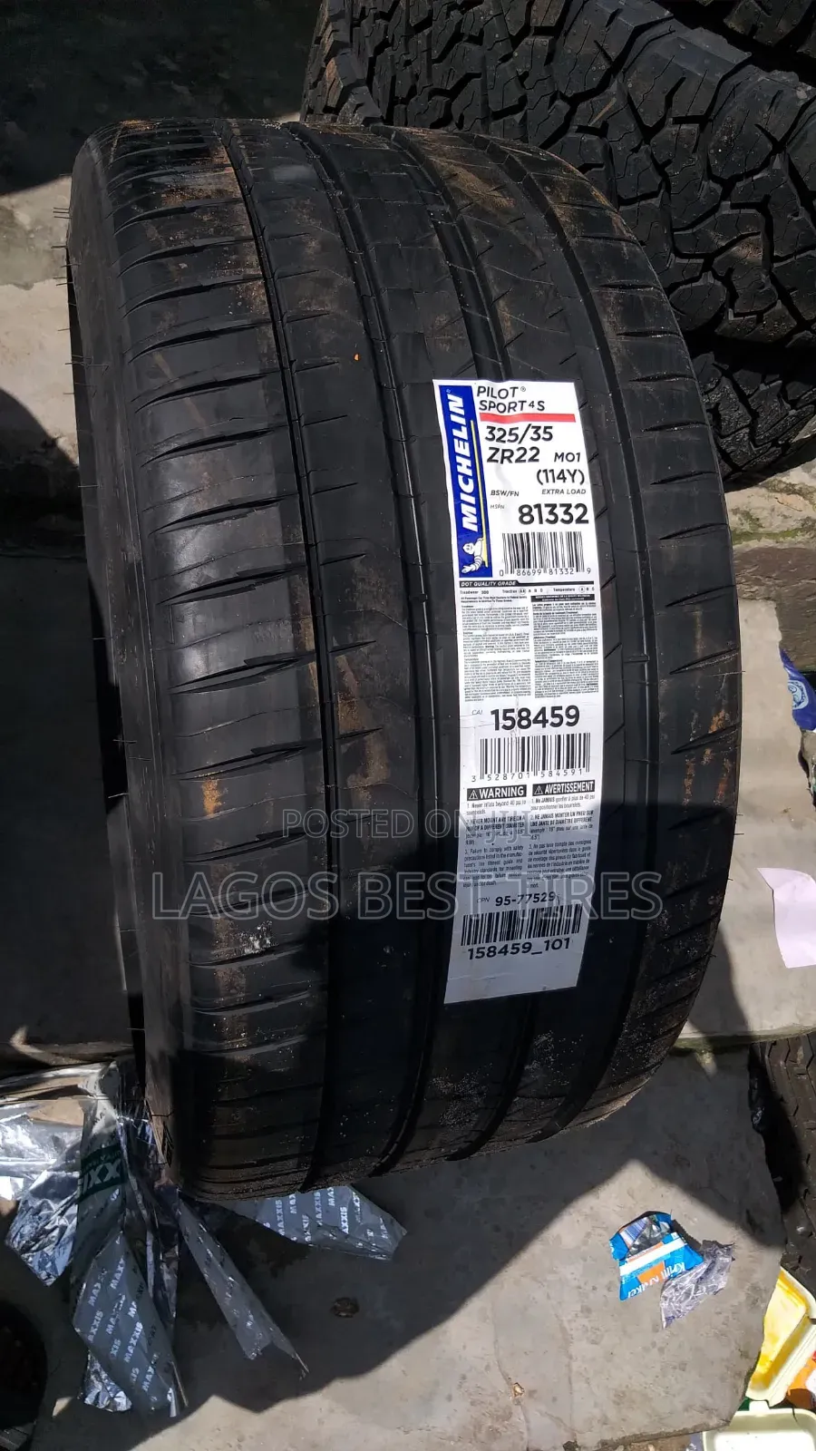 Michelin Pilot Sport 4S 325/35 ZR22 (Extra Load) – Premium 2026 Date