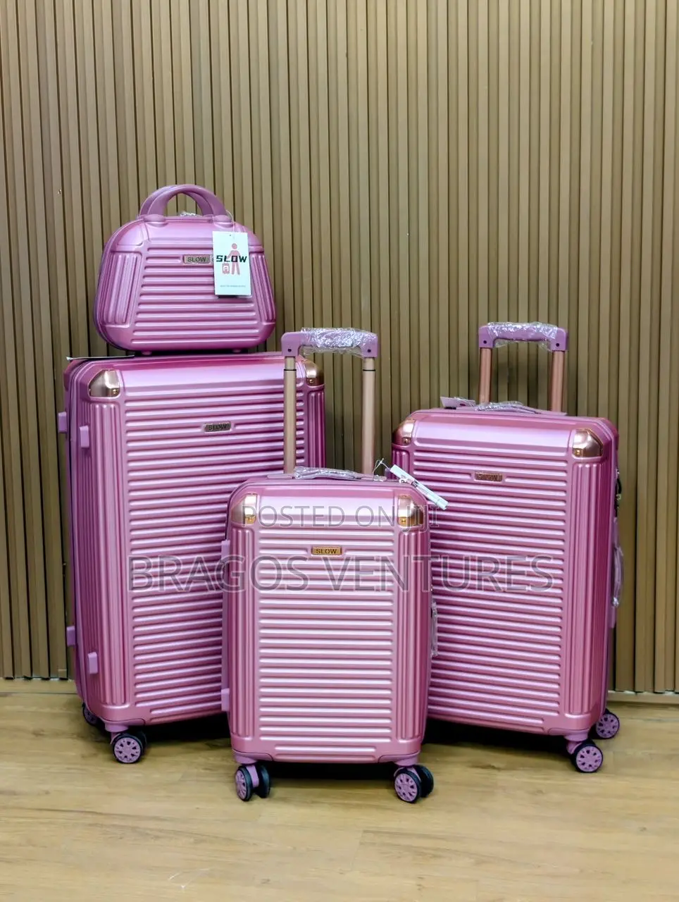Higher Quality Set of 4pcs SLOW Boxes and Traveling Bag
