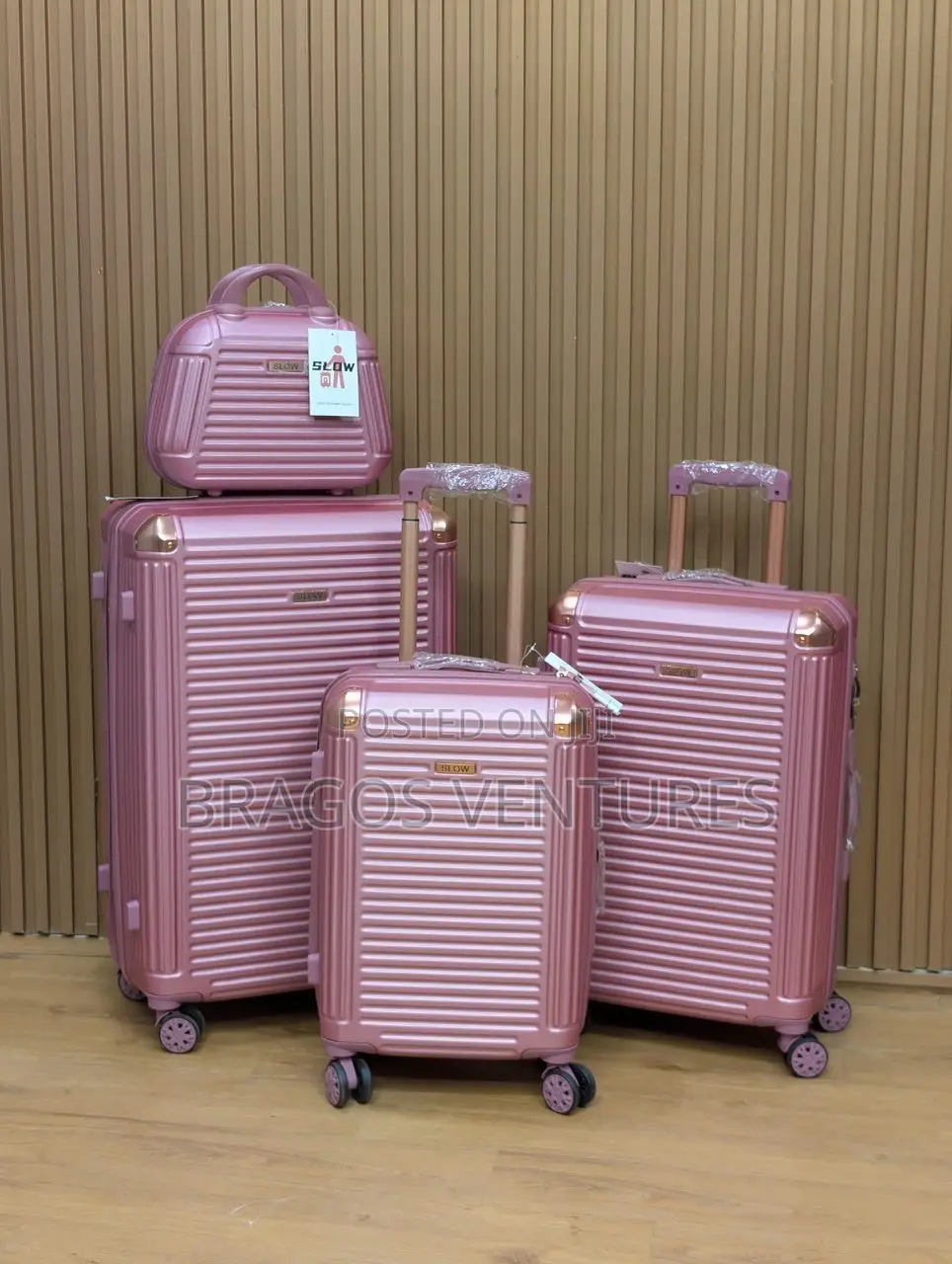 Higher Quality Set of 4pcs SLOW Boxes and Traveling Bag