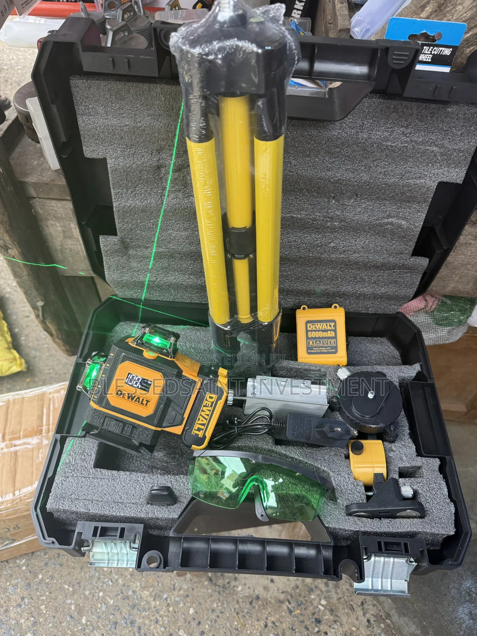Dewalt 16 Lines Laser Level 4hd Green Light 6000mAh