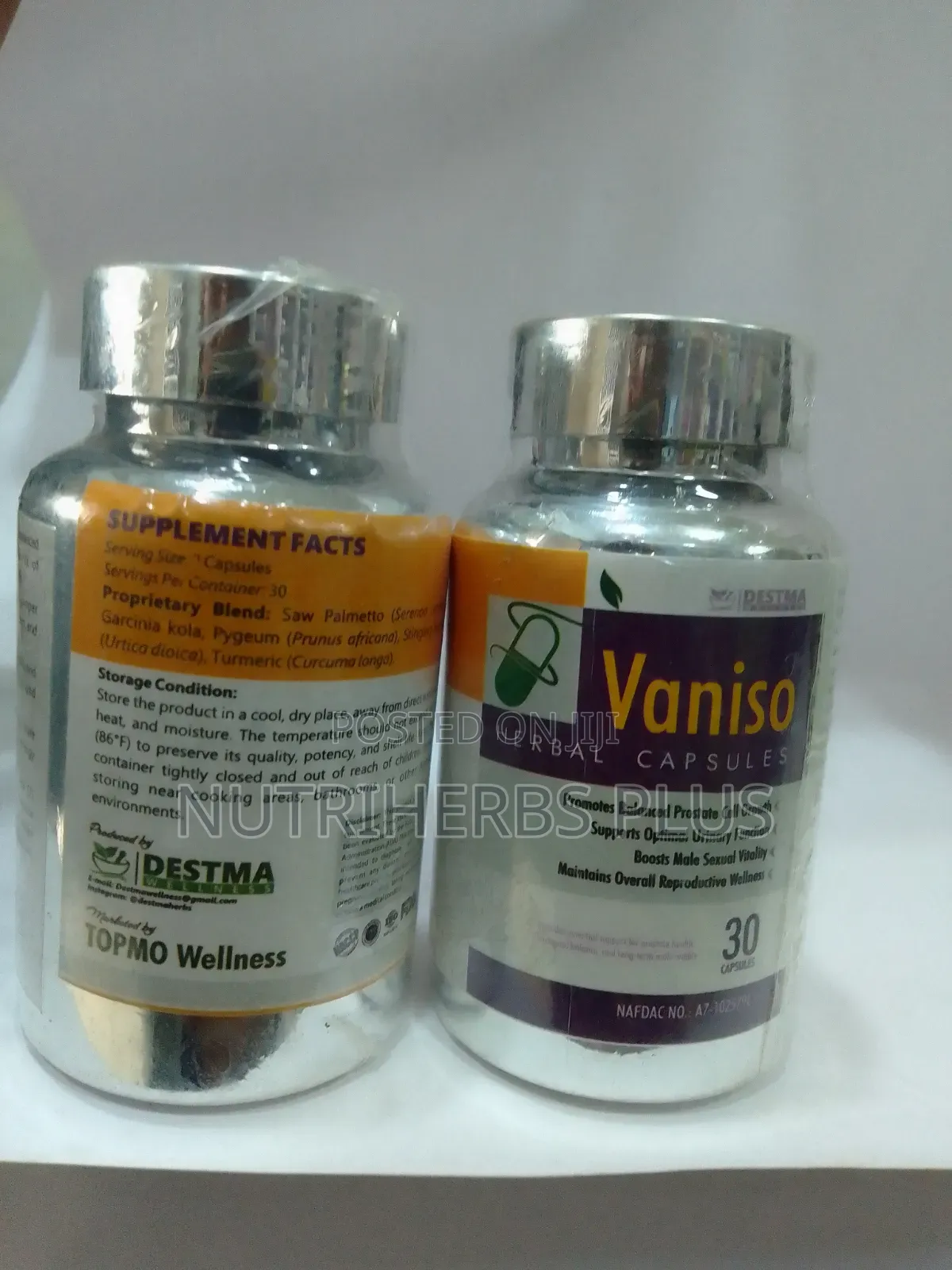 Vaniso Herbal Capsules Promote Balanced Prostate Cell Growth