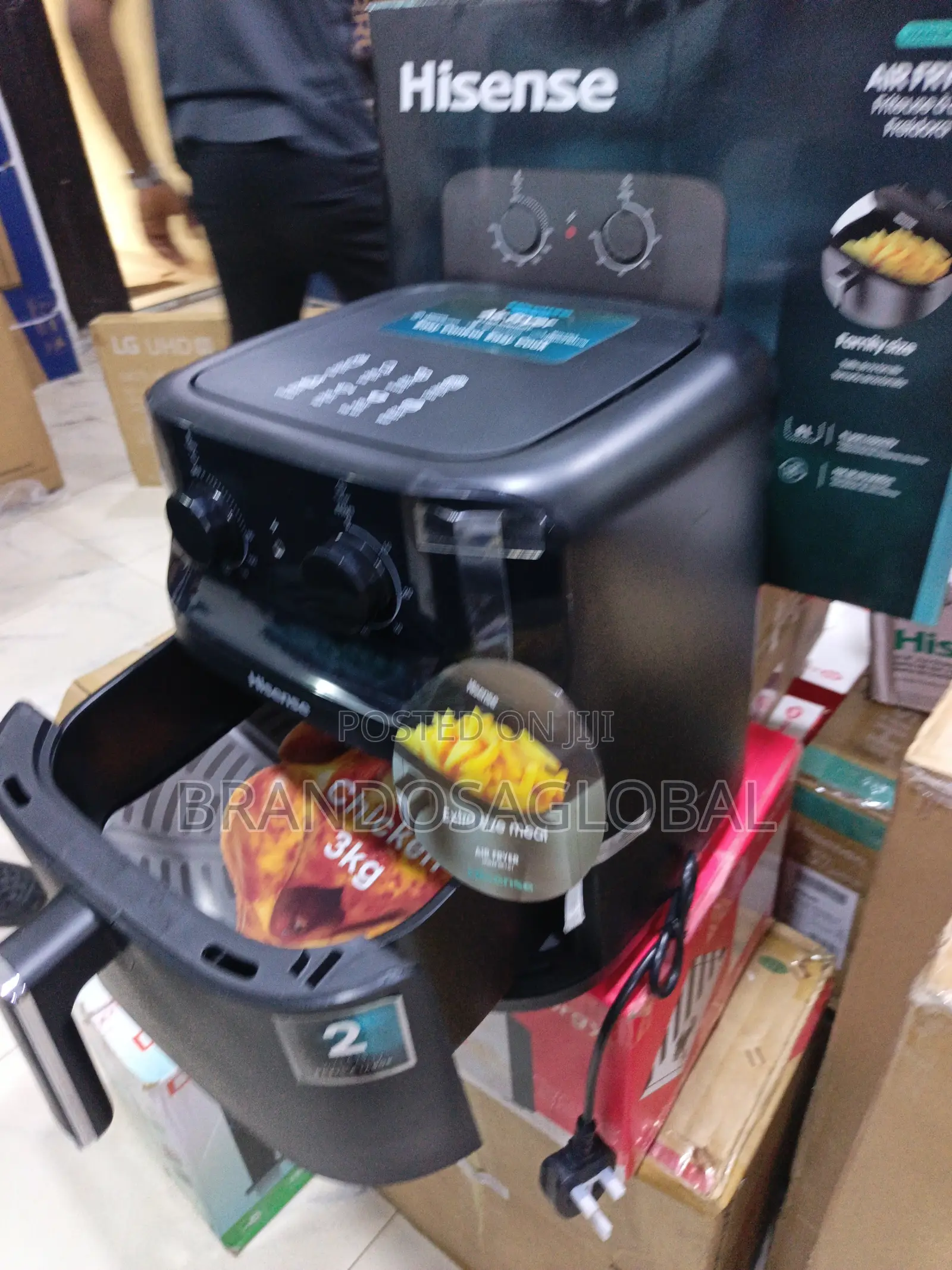 Hisense 8L Smart Air Fryer HO8AFBK1S1 – Touch Control Cooker