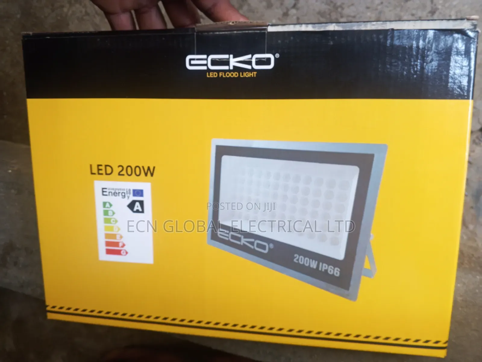 Ecko 200W IP66 LED Floodlight – Super Bright Outdoor Security Light