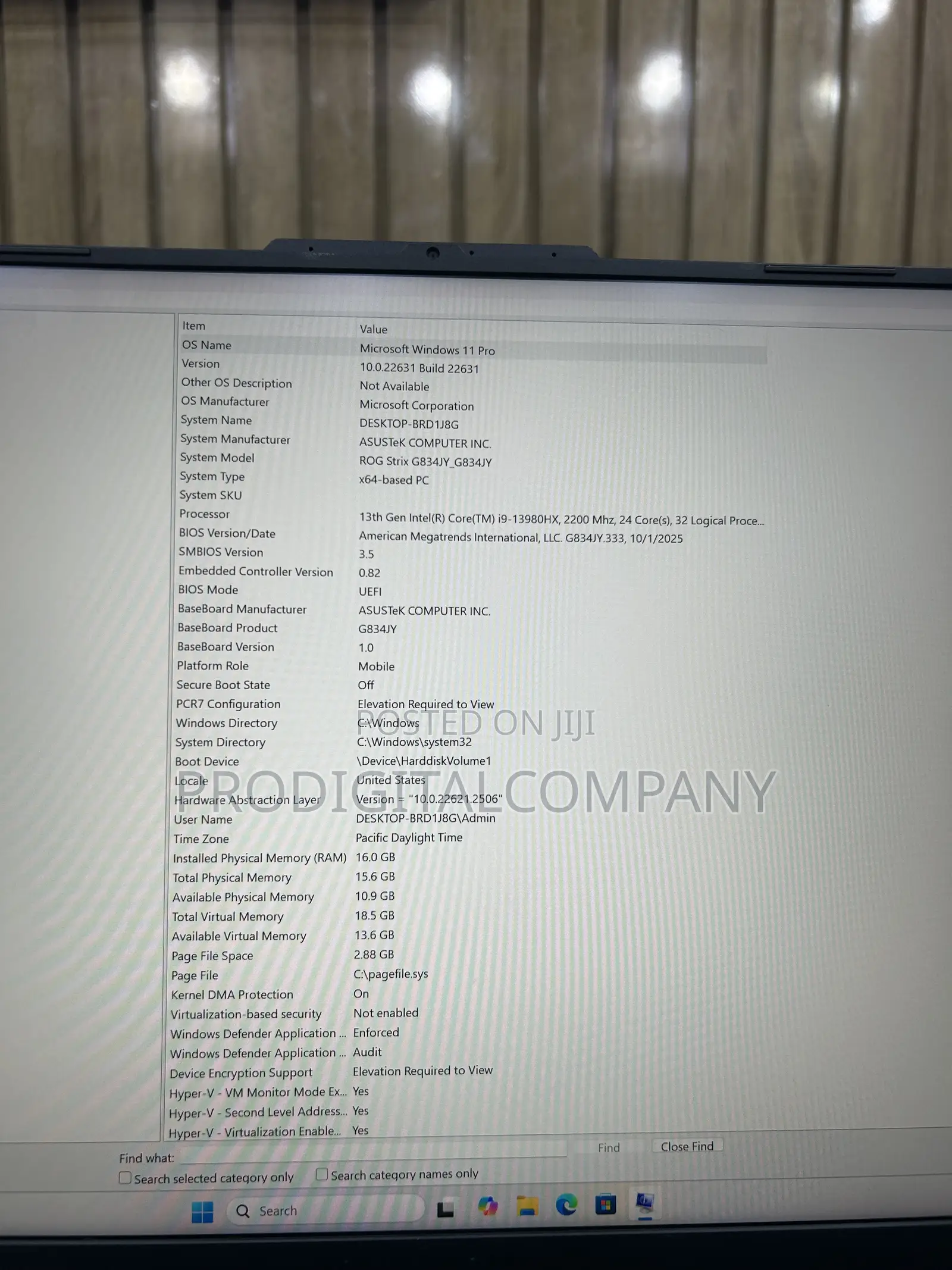 Laptop Asus ROG Strix G18 16GB Intel Core i9 SSD 1T