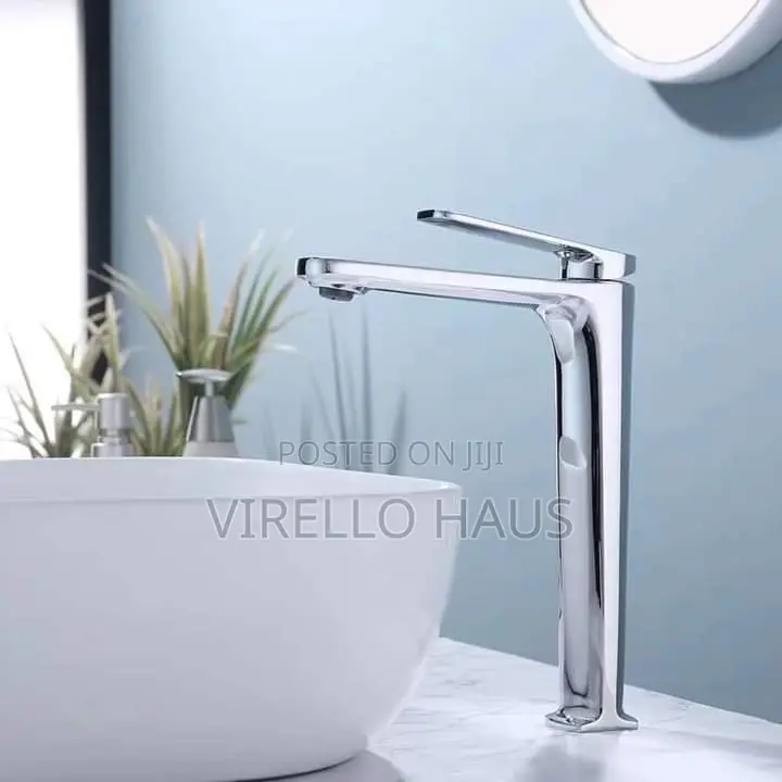 Chrome Countertop Basin Mixer Tap