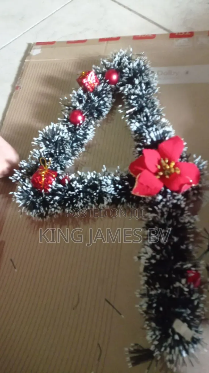 Thick Tinsel Garland – Luxury Christmas Decoration