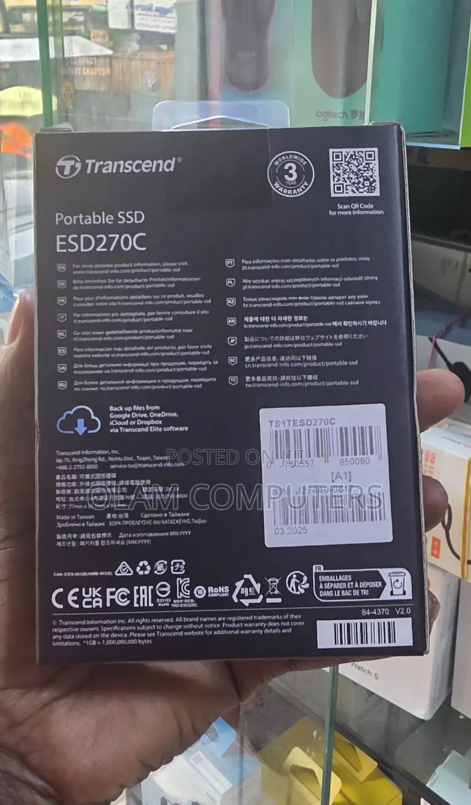 Transcend Esd270c 1tb Portable SSD
