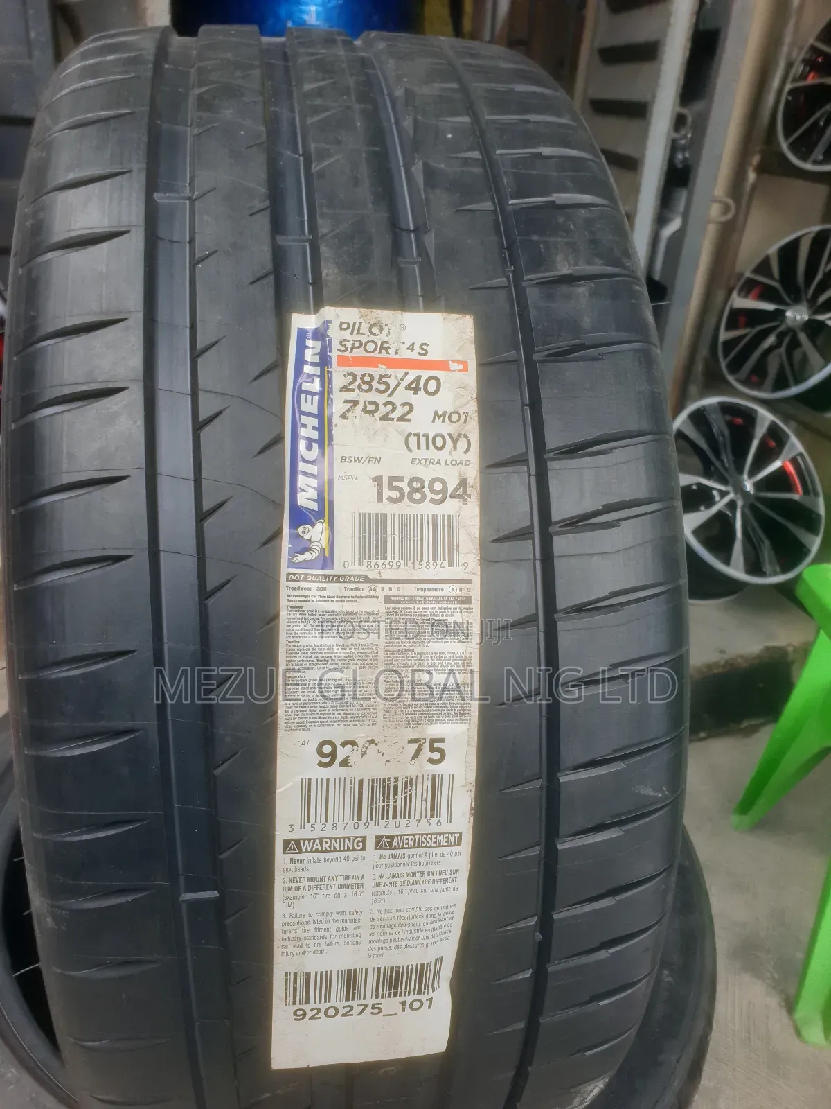 Michelin Tyre 285/40/22 Mercedes Benz Gle Etc