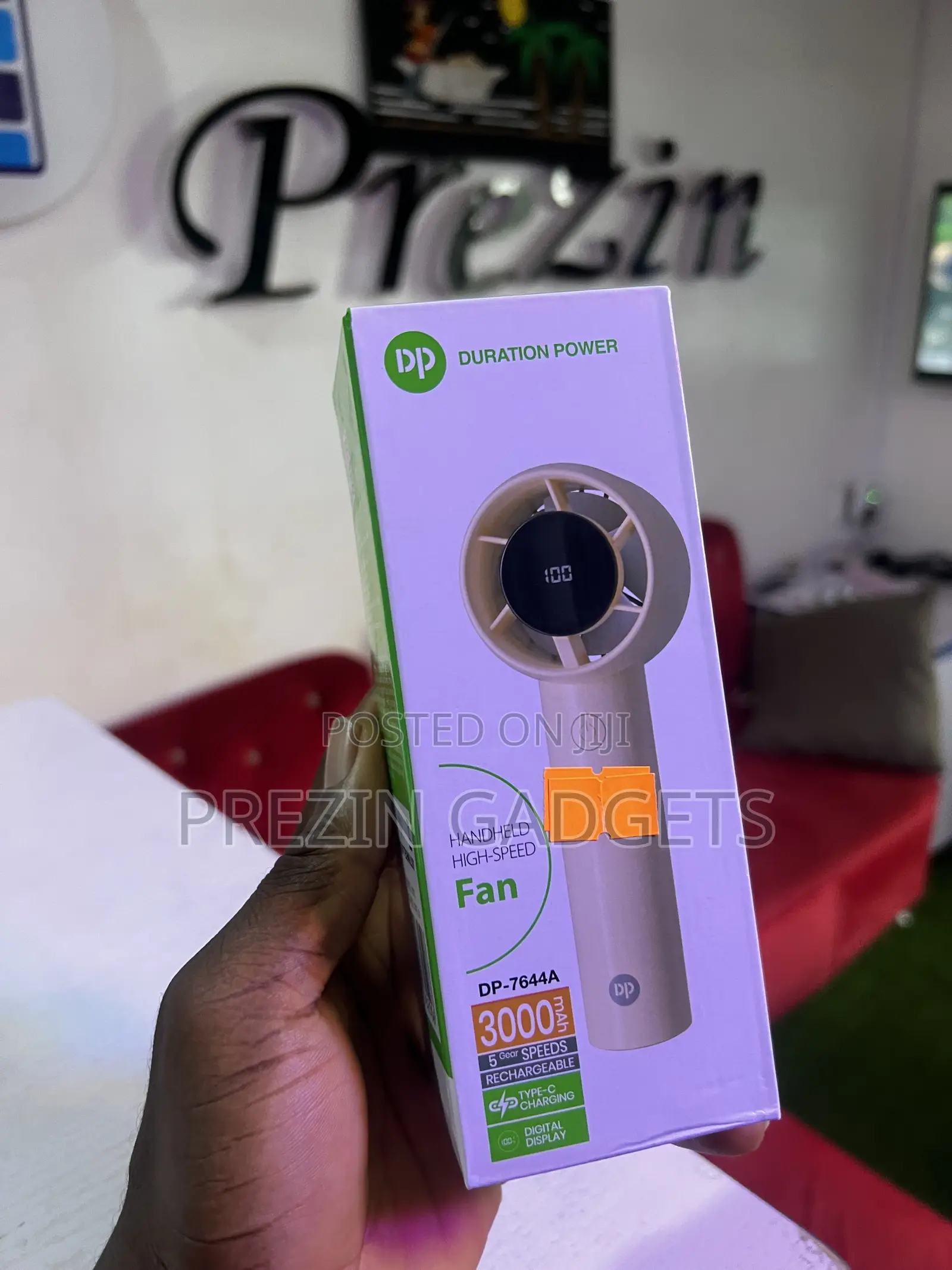 DP Rechargeable Handheld Fan