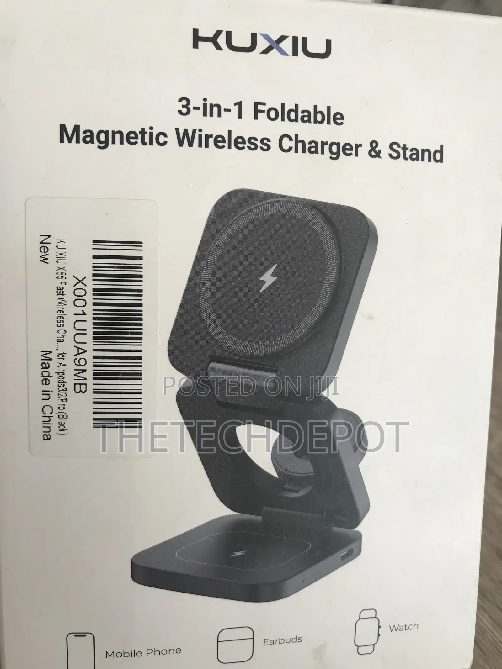 3in1 Foldable Magnetic Charger and Stand