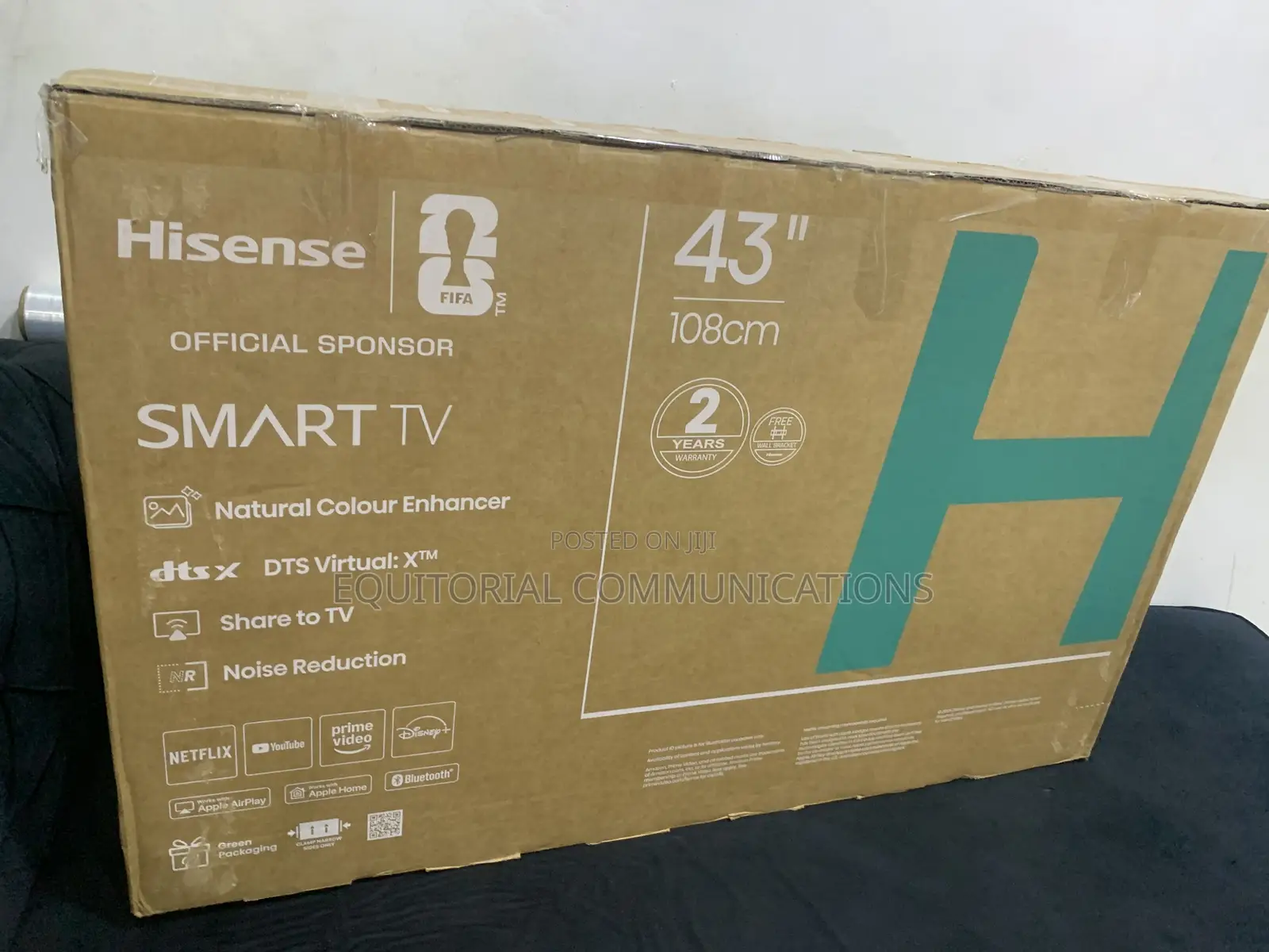 Hisense 43A4S Smart TV – 43inch Clear Picture, Powerful Sound