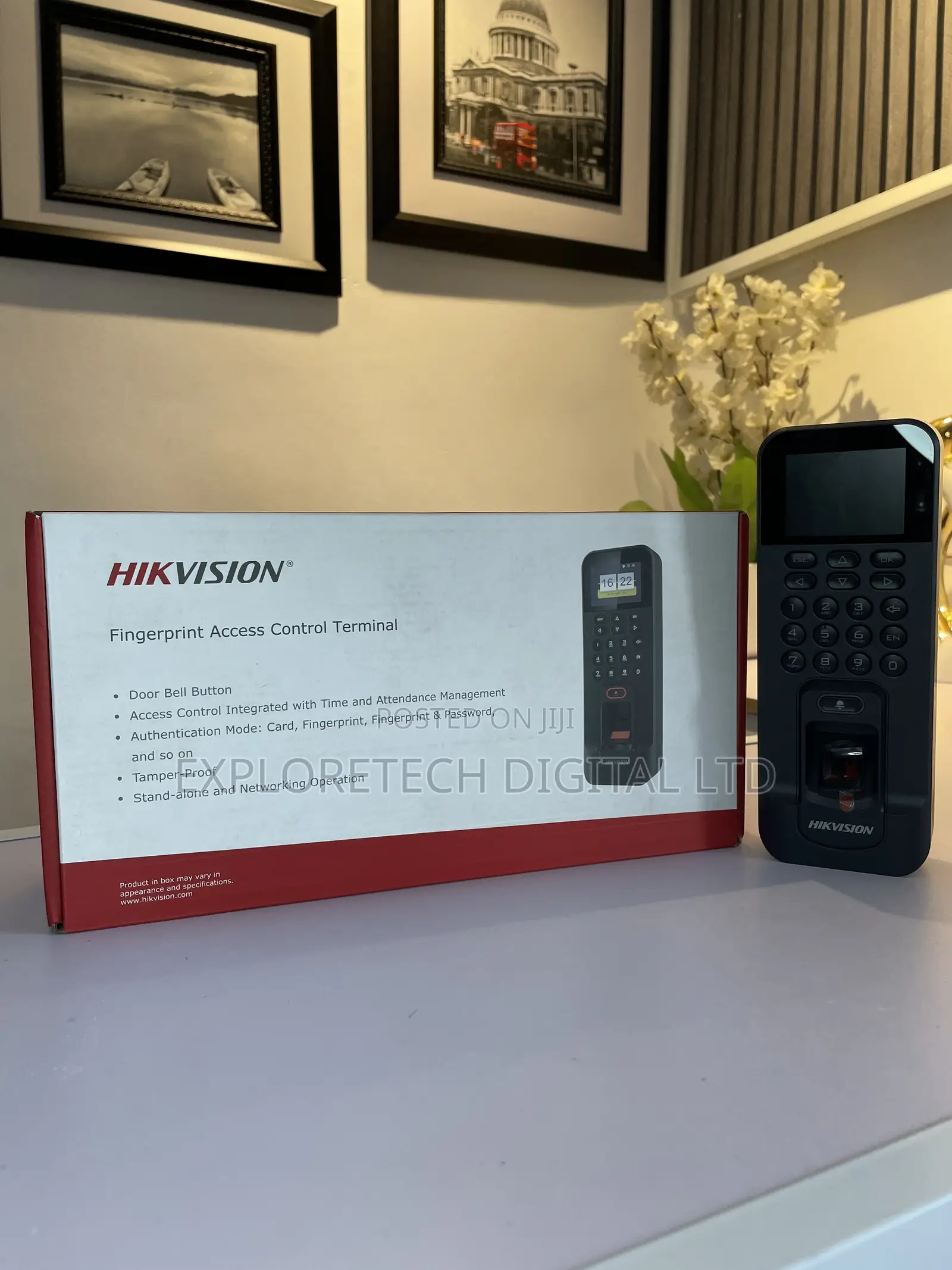 Hikvision Access Control With Fingerprint Time Management
