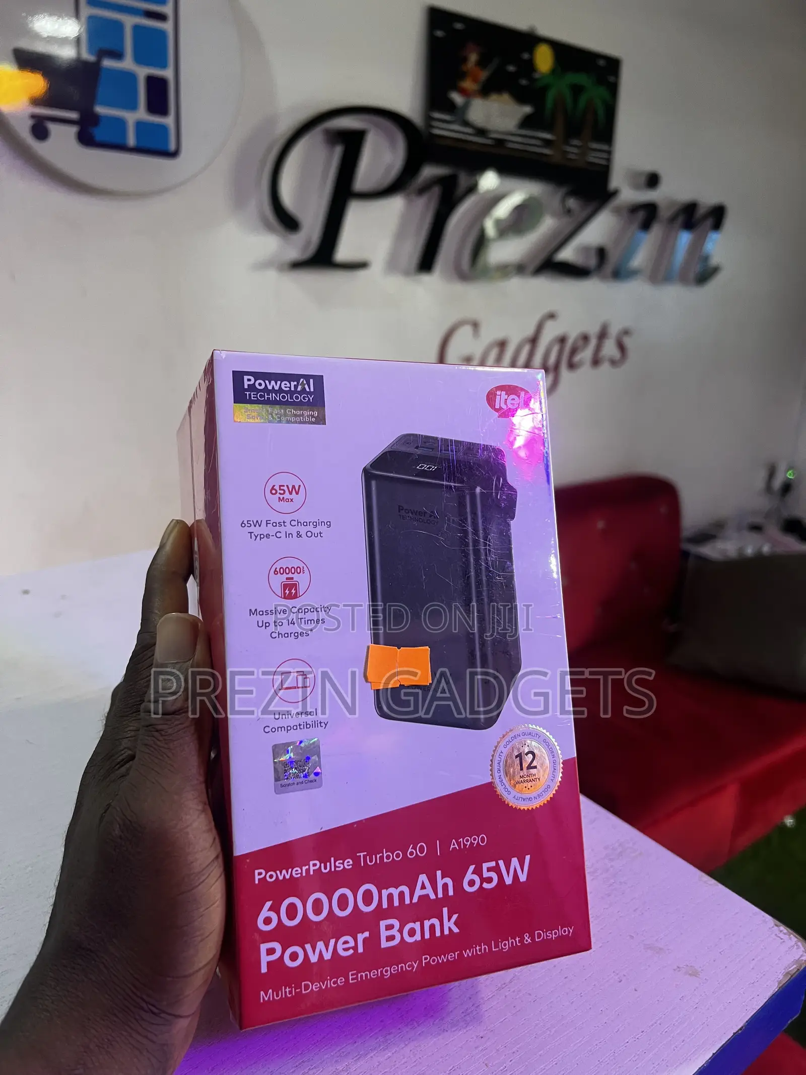 Itel 60,000 Mah 65W Power Bank