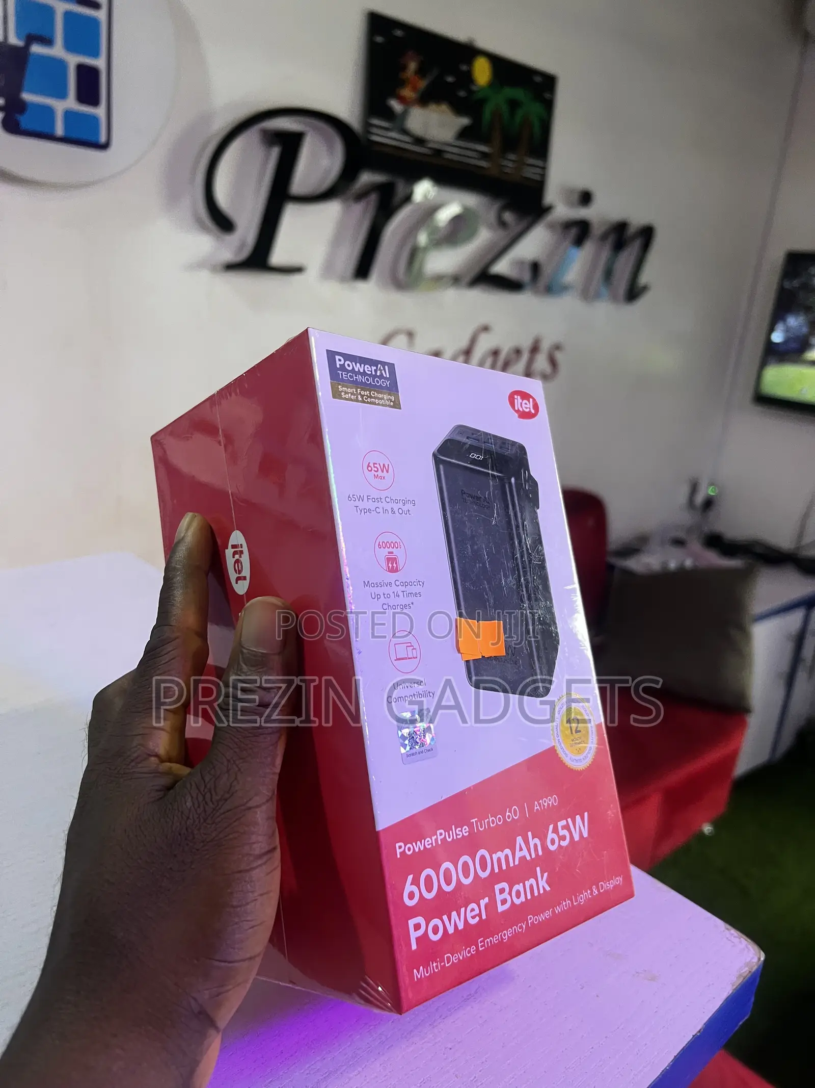 Itel 60,000 Mah 65W Power Bank