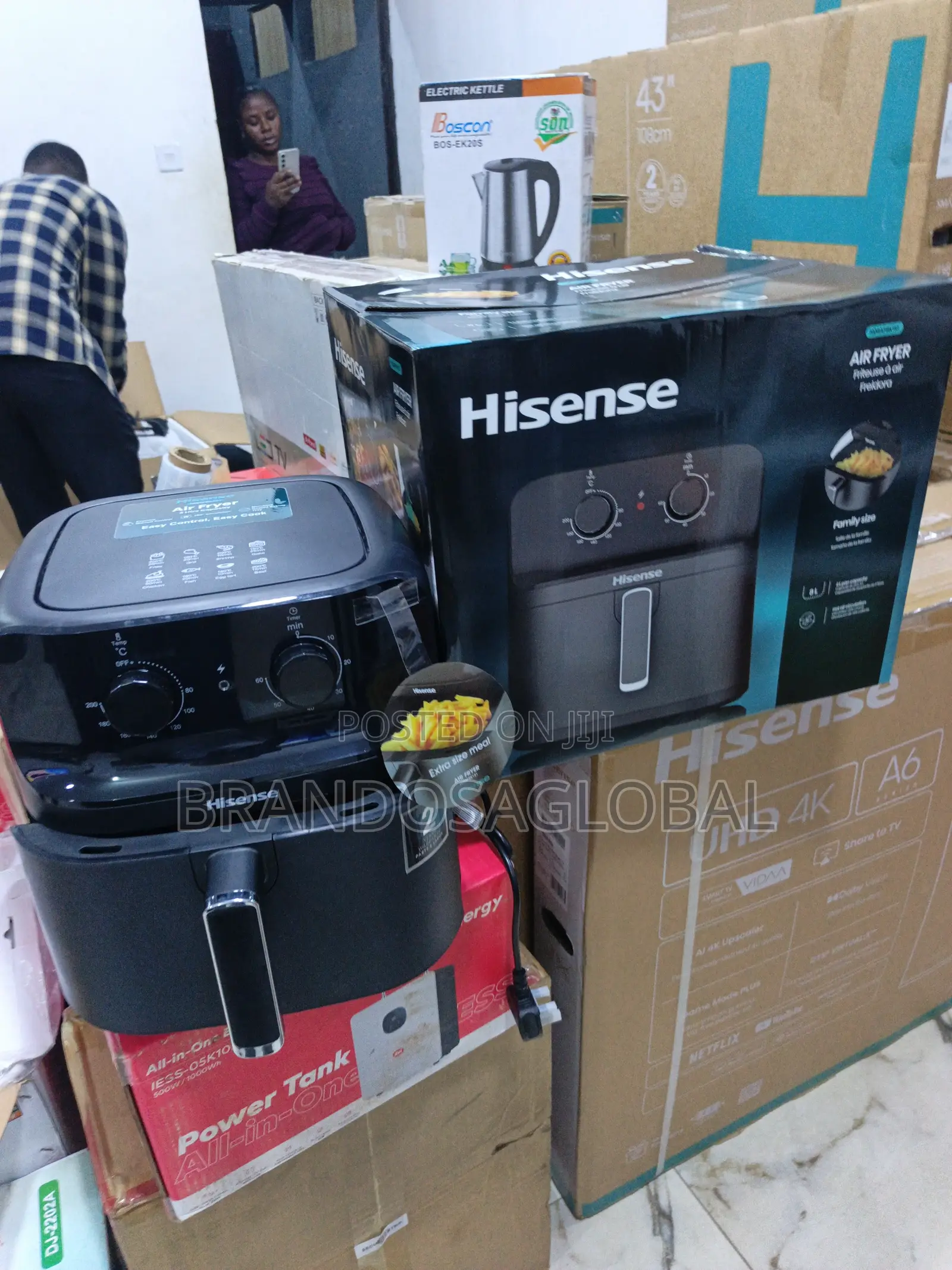 Hisense Air Fryer HO8AFBK1S1 – Efficient Home Cooker