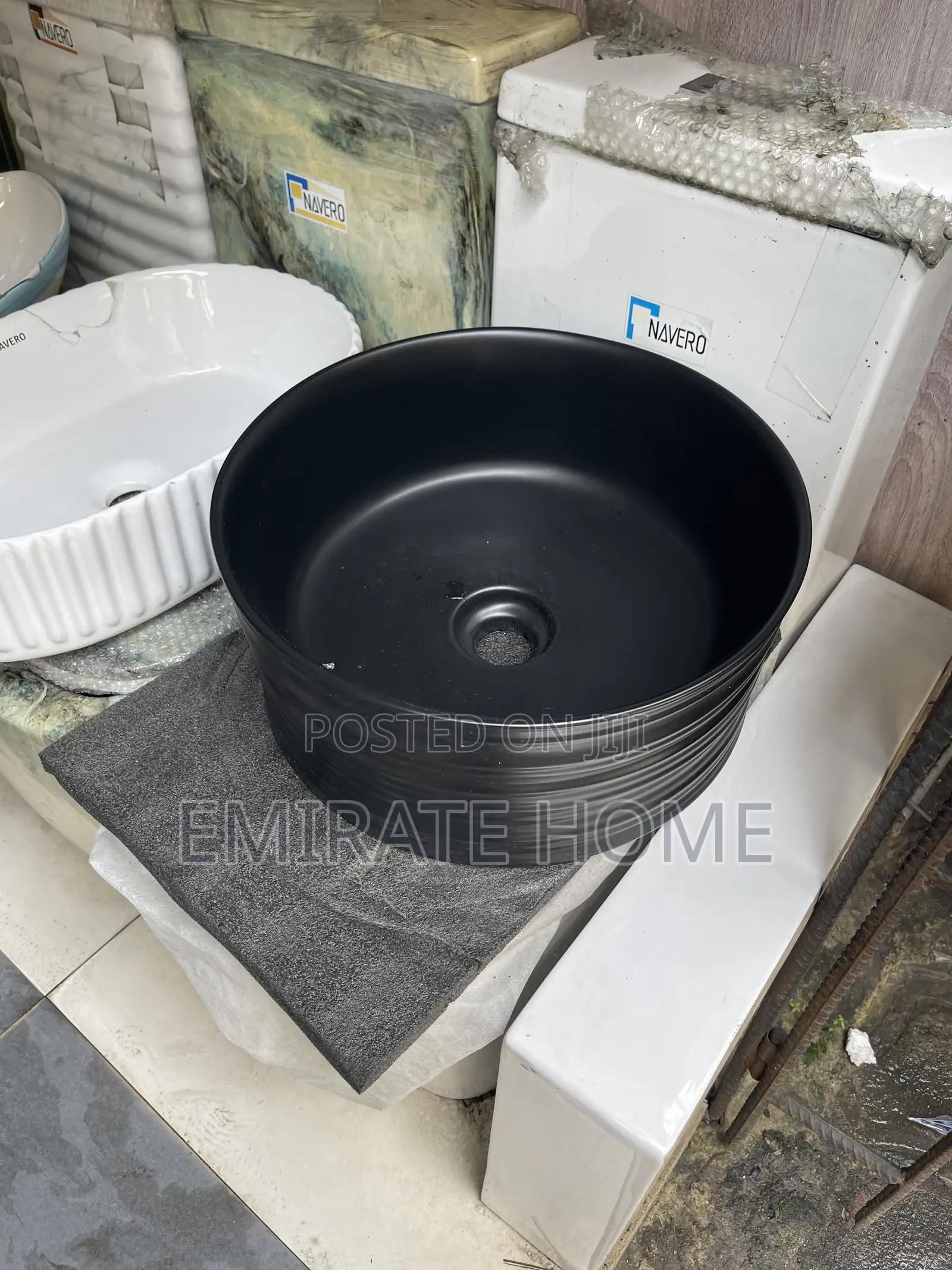 Black Countertop Wash Hand Basin