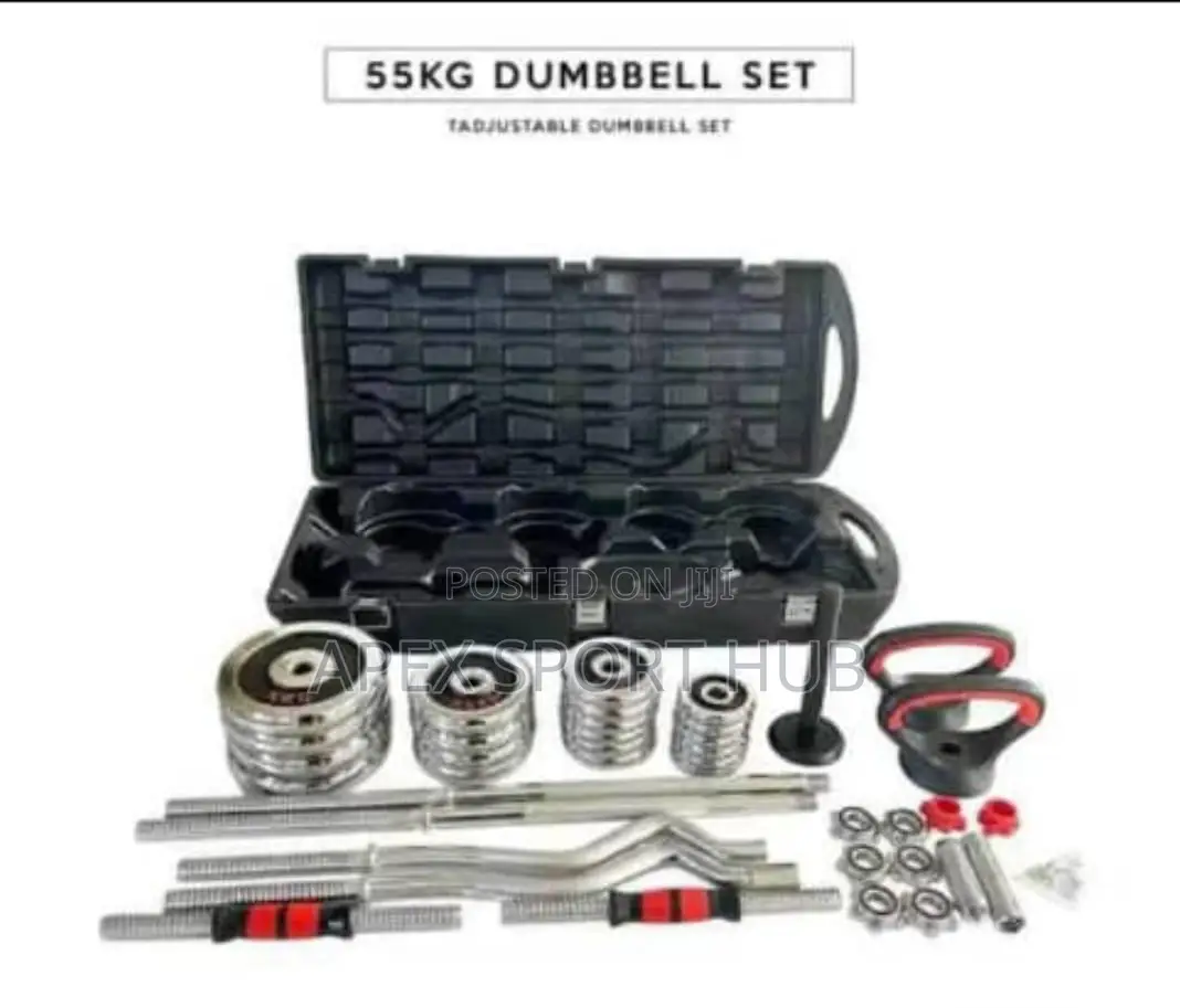 55kg Chrome Dumbell Case