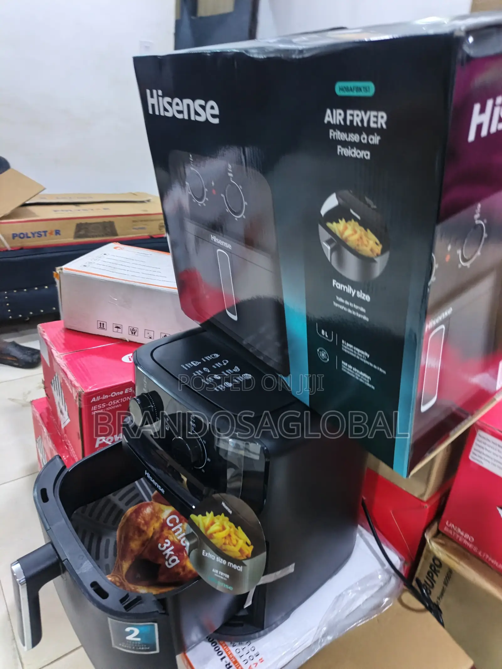 Hisense 8L Oil Less Fryer – Rapid Cooking Appliance