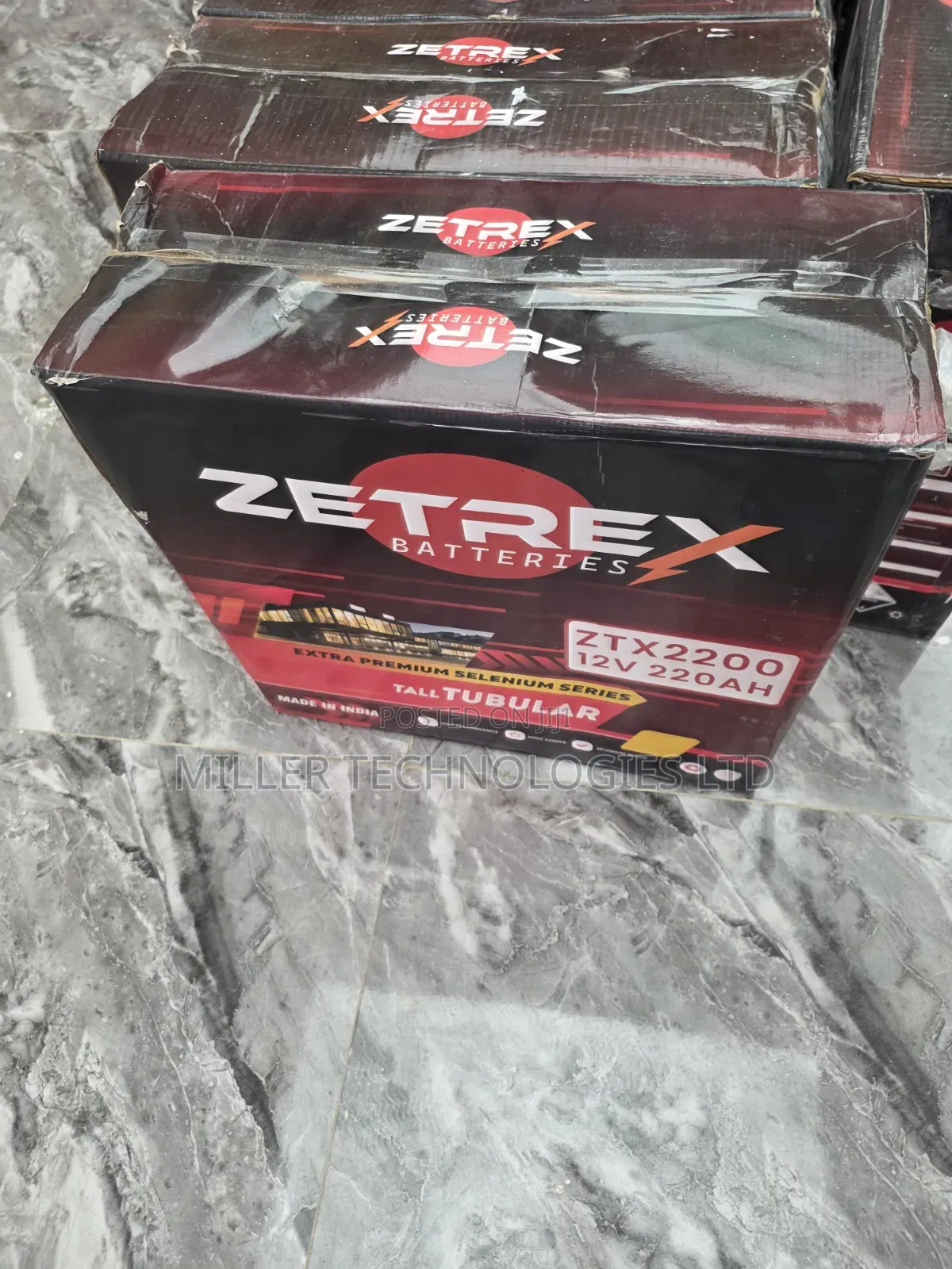 Zetrex Tubular Battery 220ah 12V Available for Supply