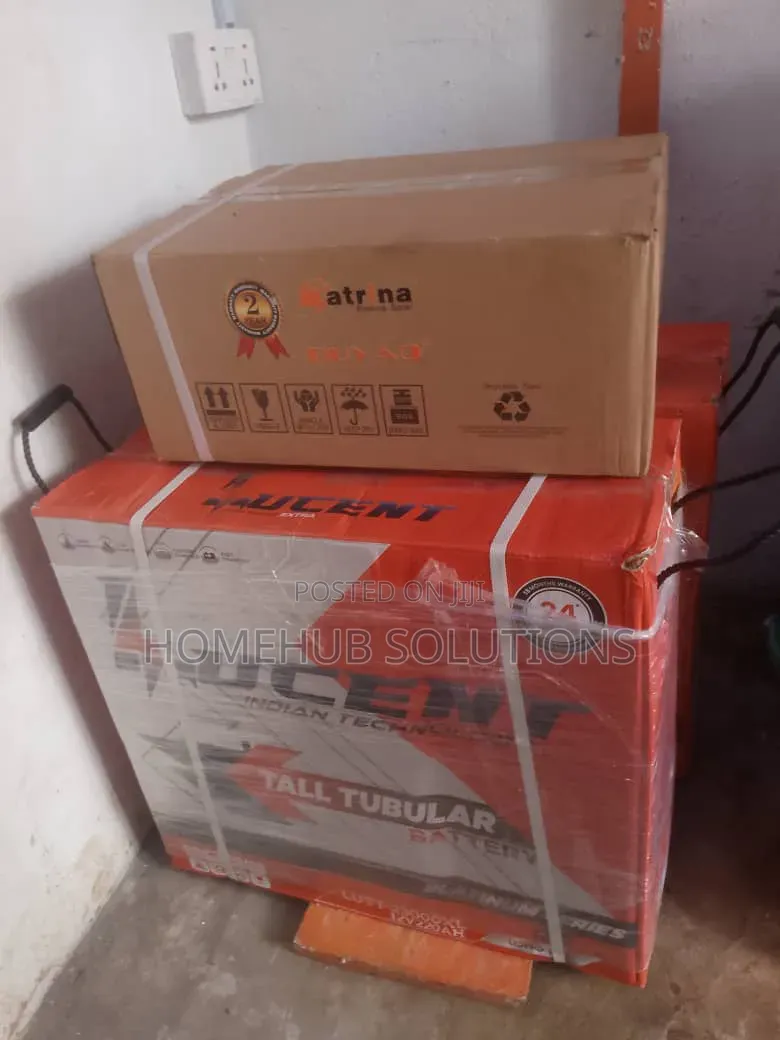 New 3kva 24v Inverter With 2 Battery