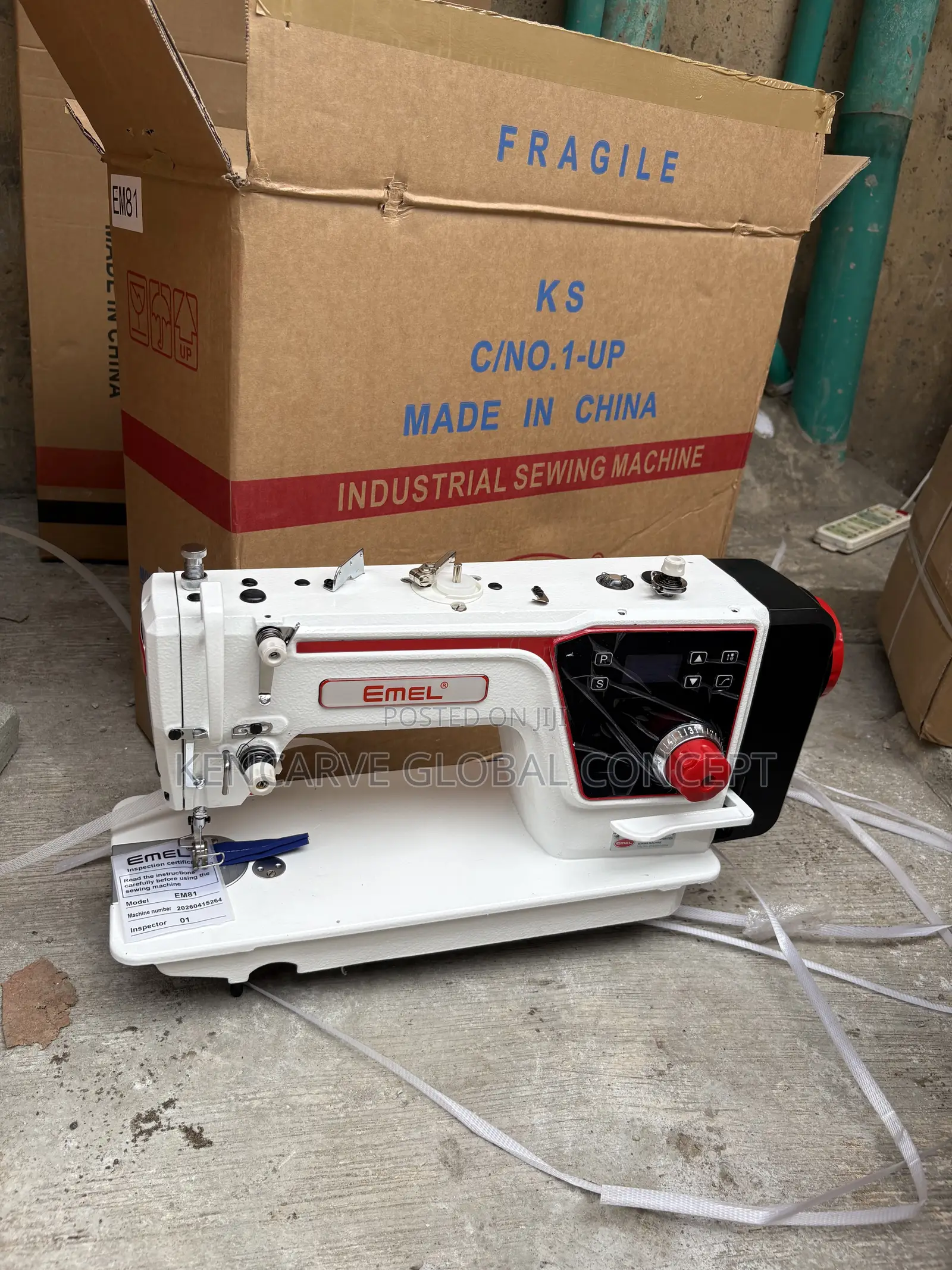 Brand New Emel EM81 Direct Drive Industrial Sewing Machine