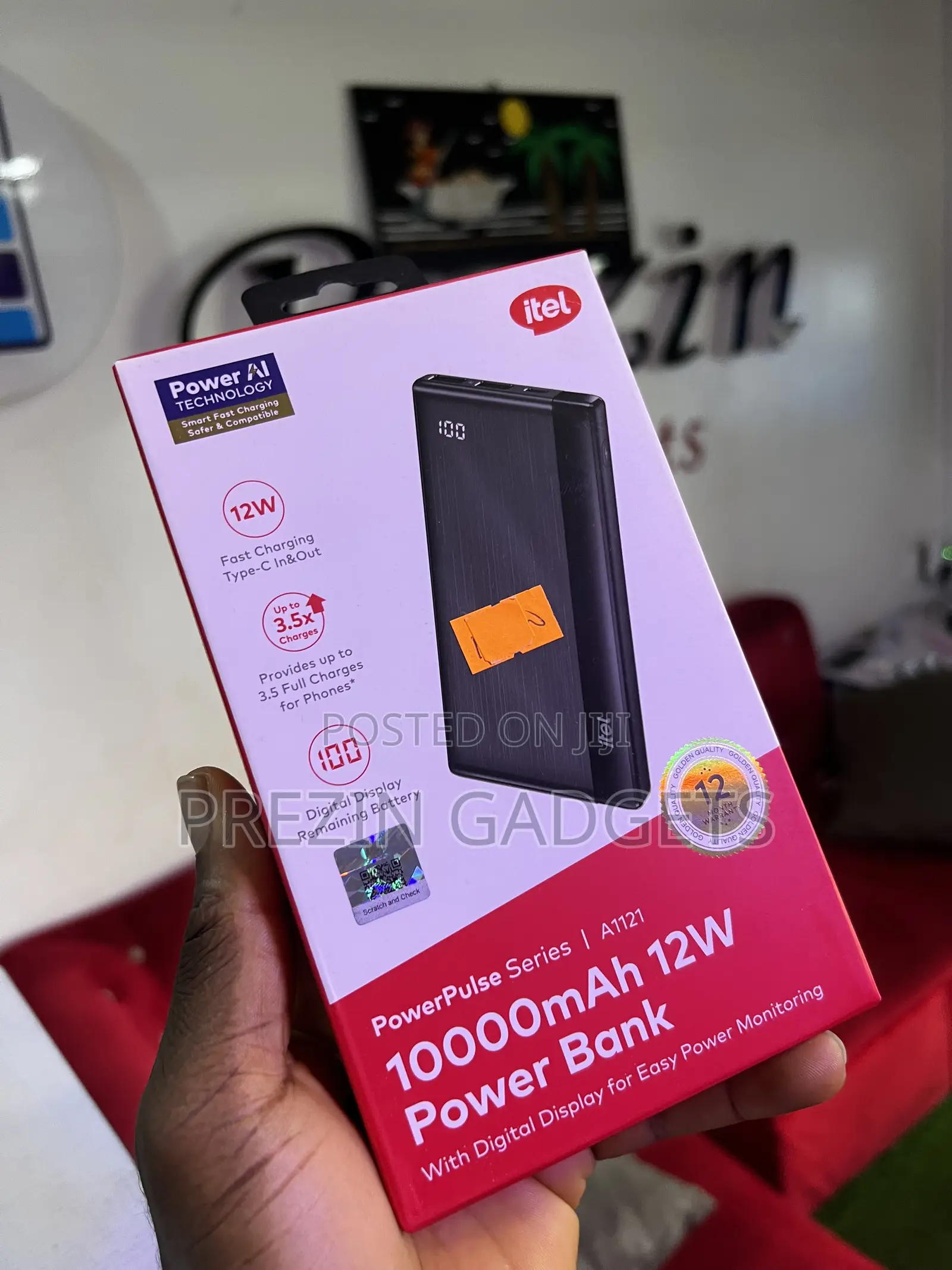 Itel 10,000mah Powerbank