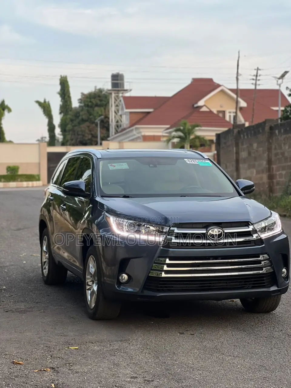 Toyota Highlander Limited Platinum 4dr SUV (3.5L 6cyl 6A) 2014 Blue