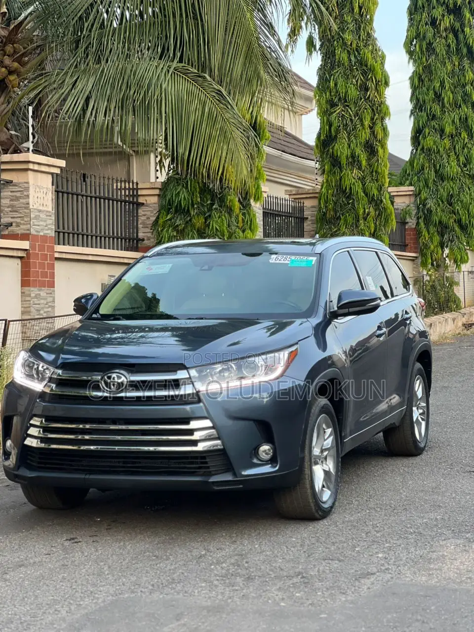 Toyota Highlander Limited Platinum 4dr SUV (3.5L 6cyl 6A) 2014 Blue