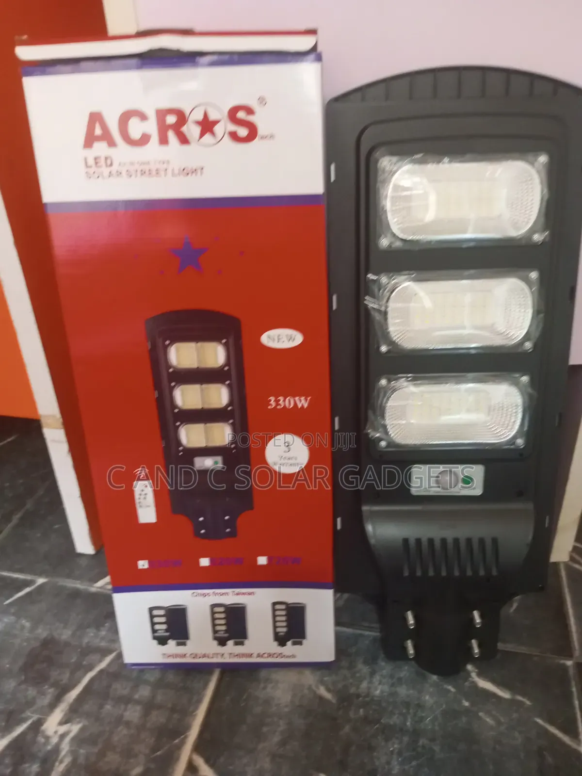 All in One Solar Street Light 3 Eyes