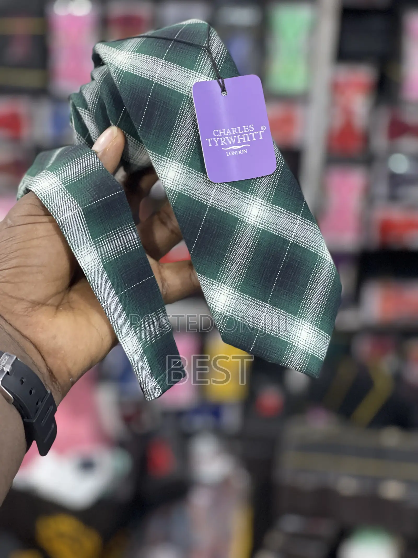 Men’s Classic Neck Ties Check Design