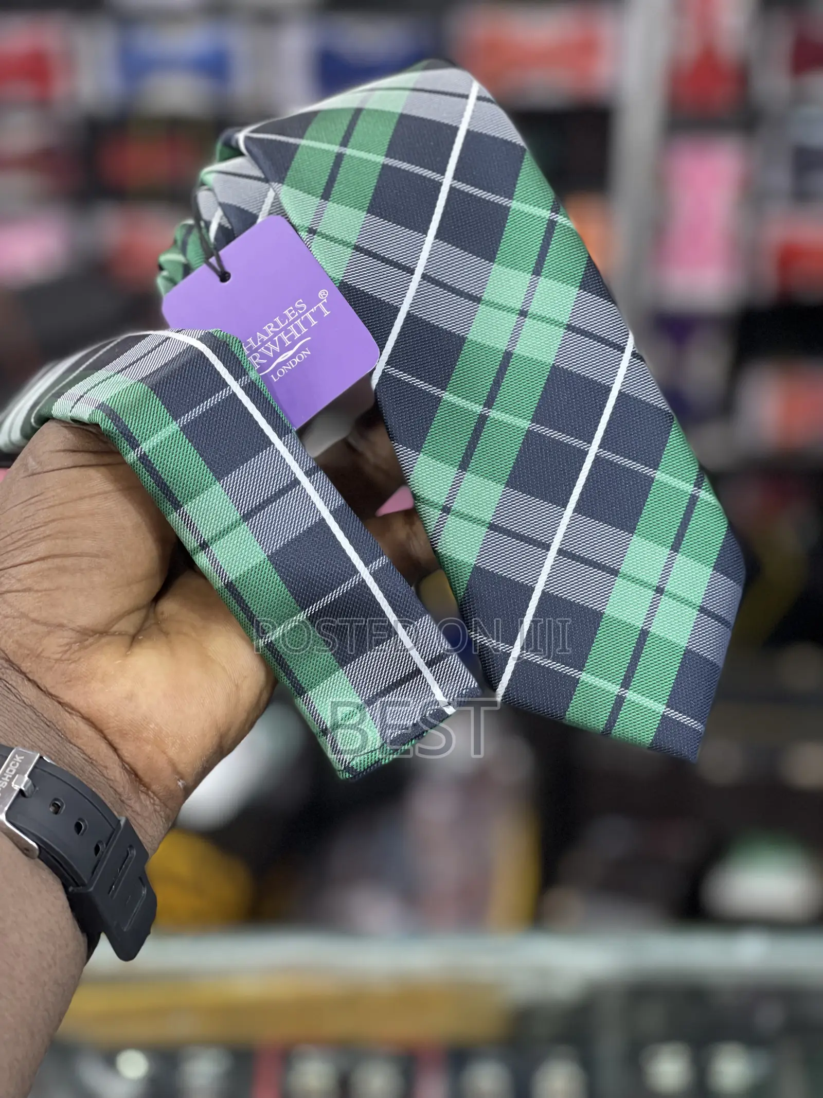 Men’s Classic Neck Ties Check Design