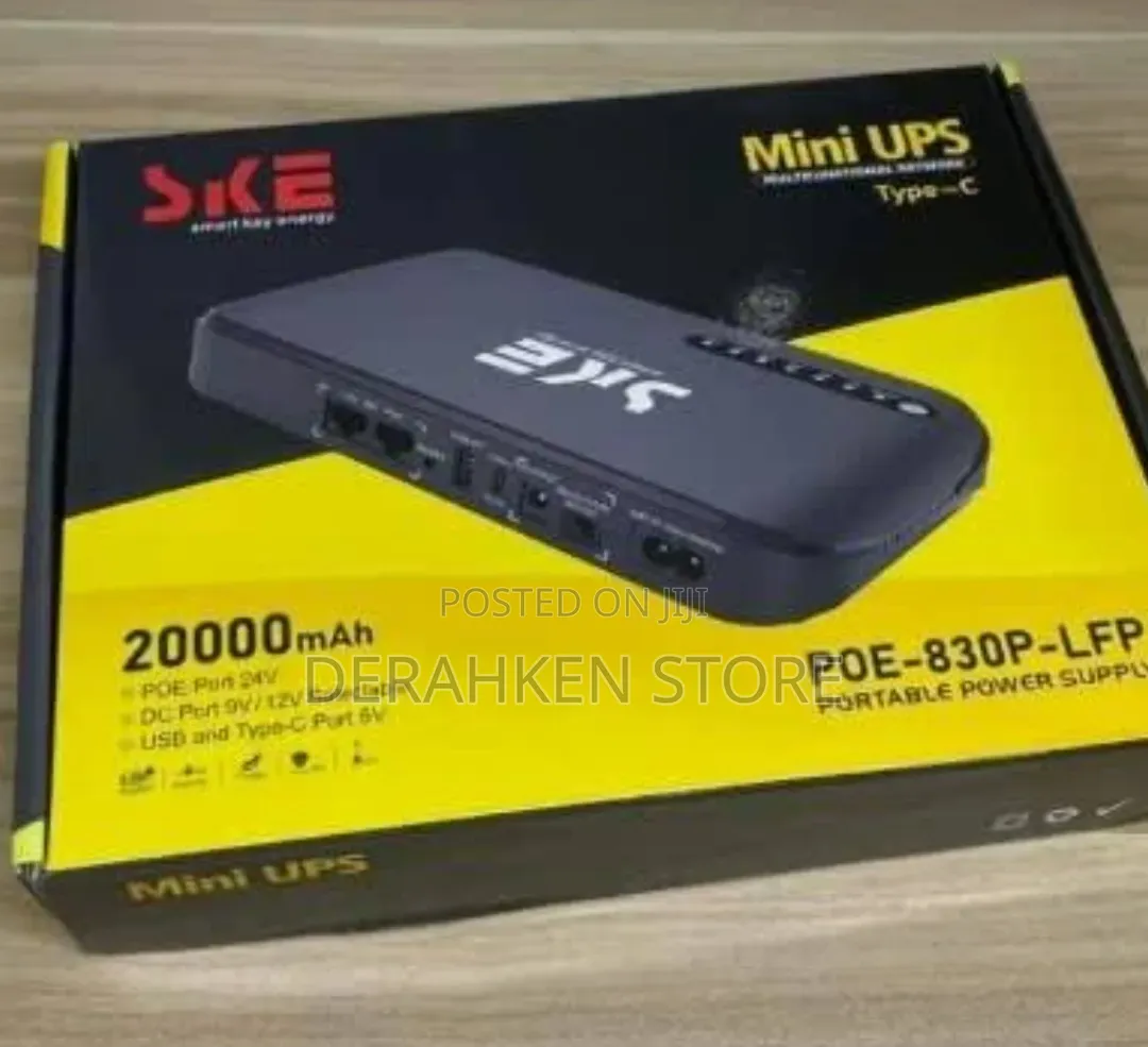 Ske Mini Ups 20000mah (Poe-830p-Lfp)