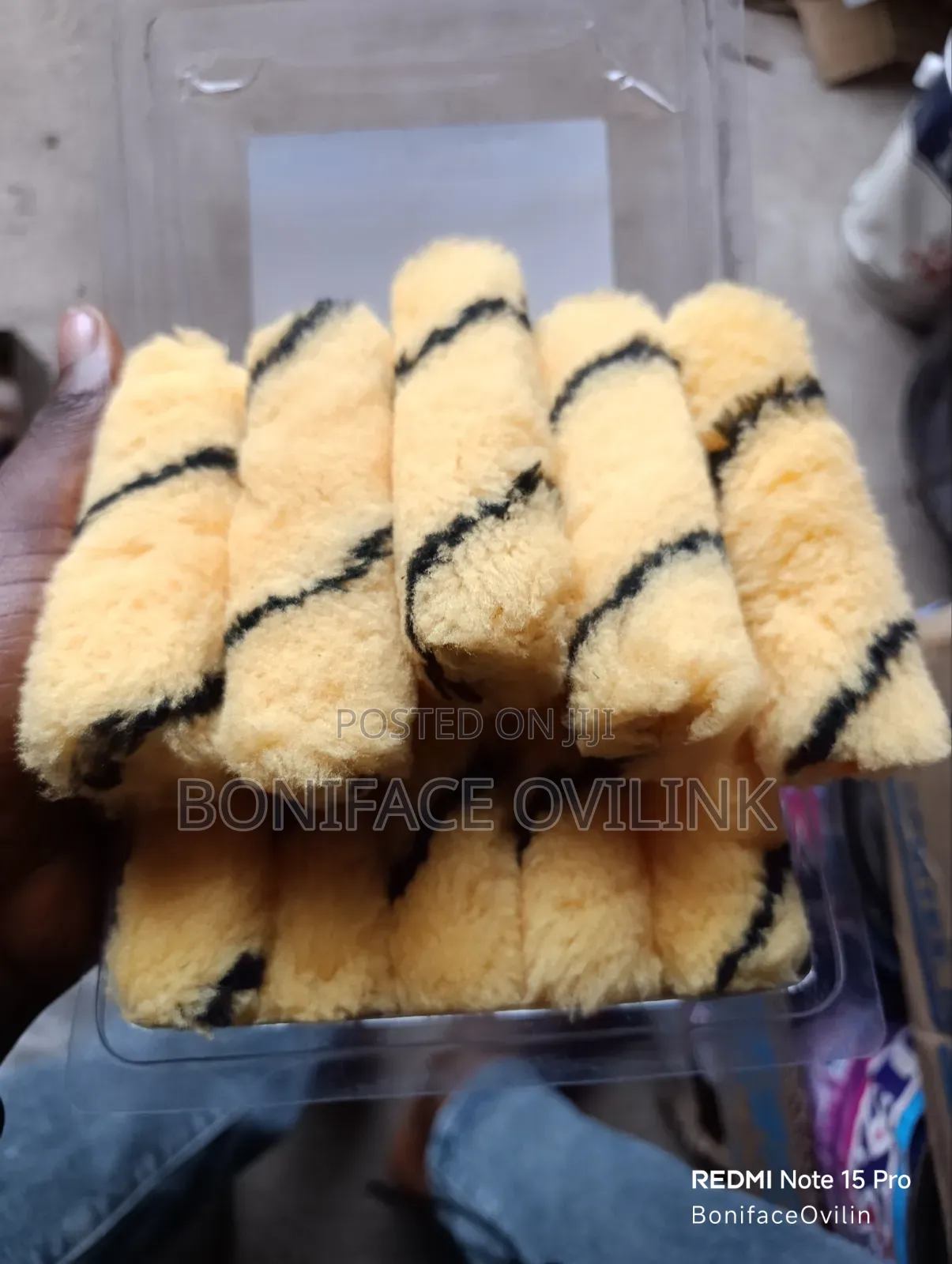 4" Roller Brush Yellow