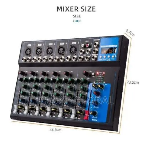 7 Channel Yamaha Mixer USB F7