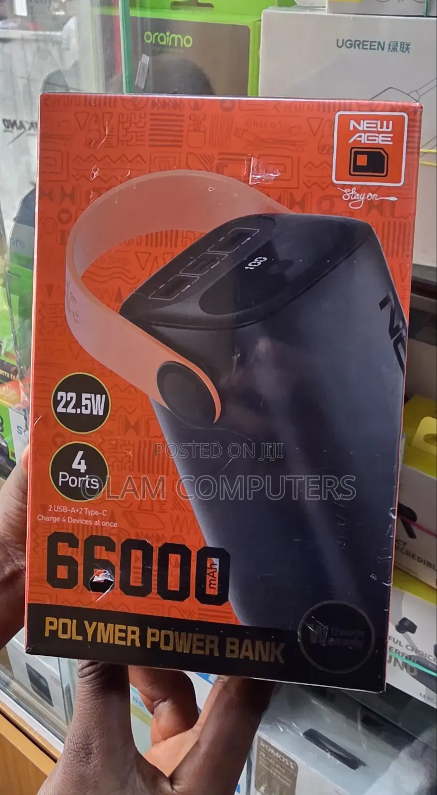 New Age 66000mAh Power Bank Turbo Ultra 6